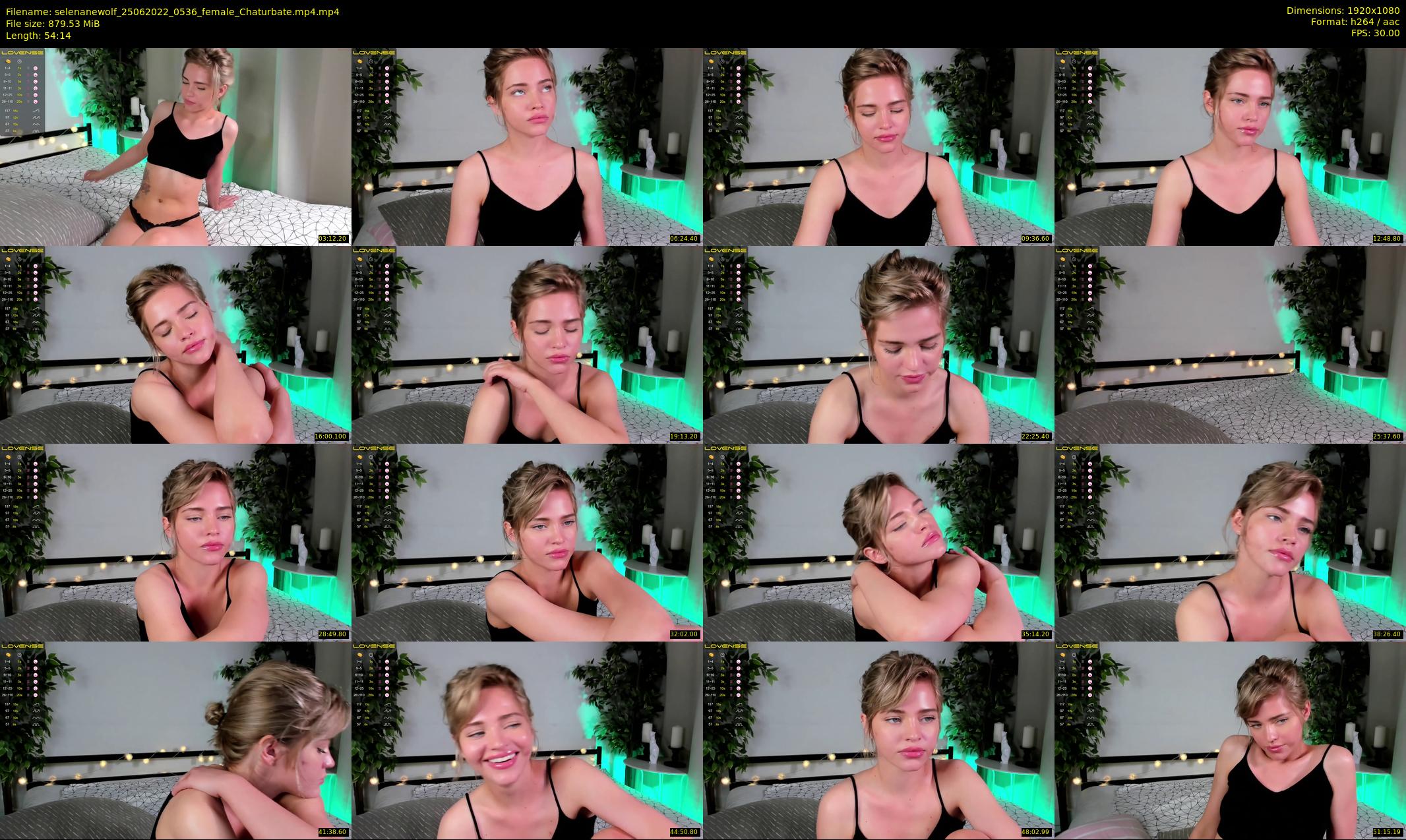 selenanewolf — 55 minute Chaturbate couple cam show recording, 1080p, Jun 25, 2022