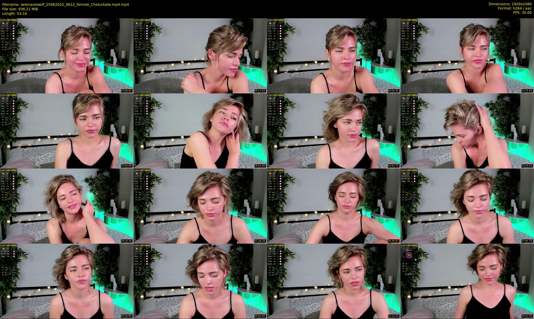 selenanewolf — 54 minute Chaturbate couple cam show recording, 1080p, Jun 25, 2022