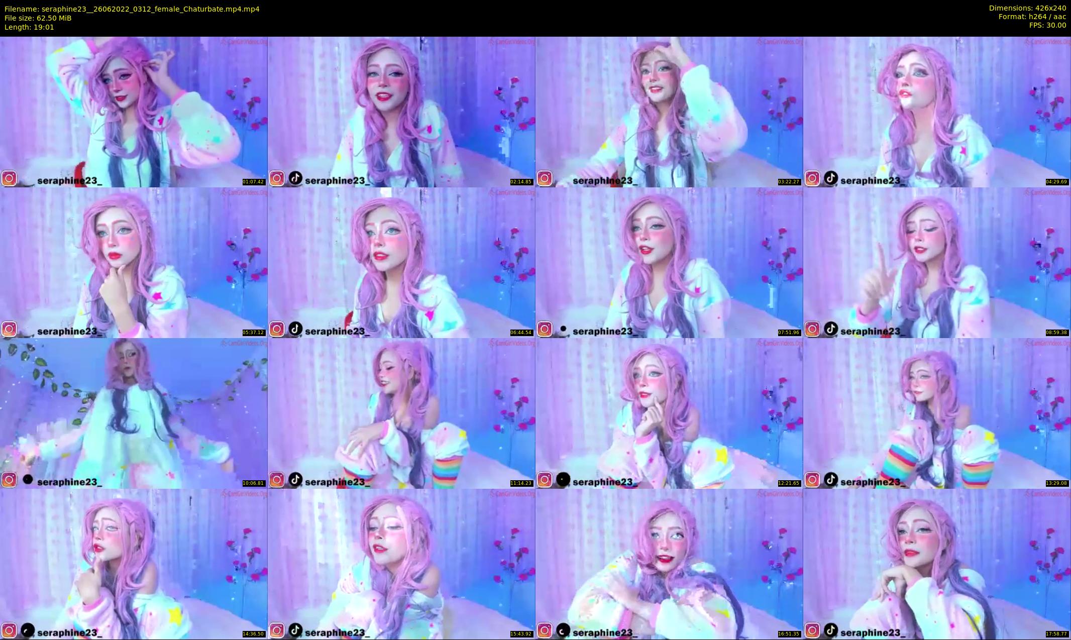 seraphine23_ — 20 minute Chaturbate female cam show recording, SD, Jun 26, 2022
