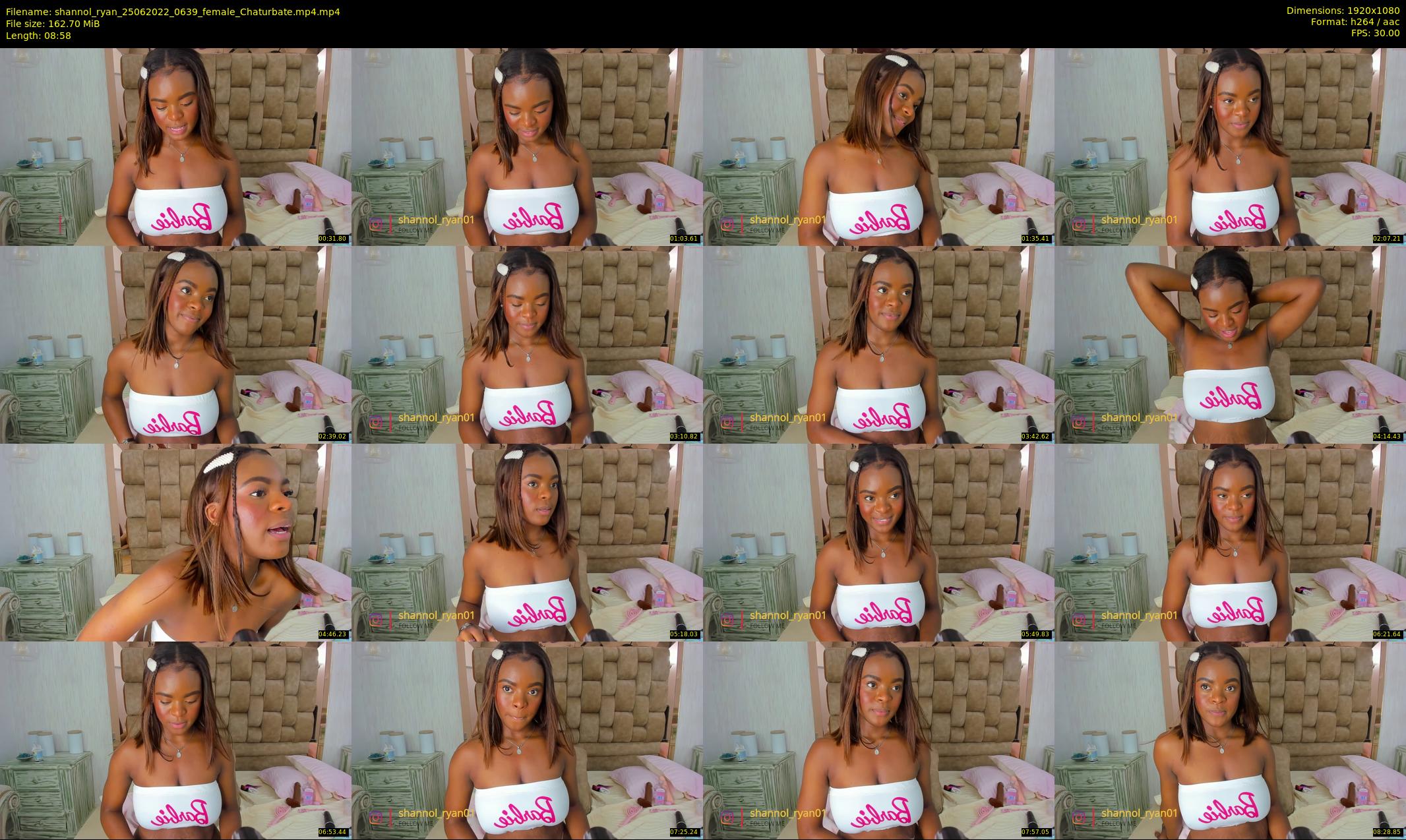 shannol_ryan — 9 minute Chaturbate female cam show recording, 1080p, Jun 25, 2022