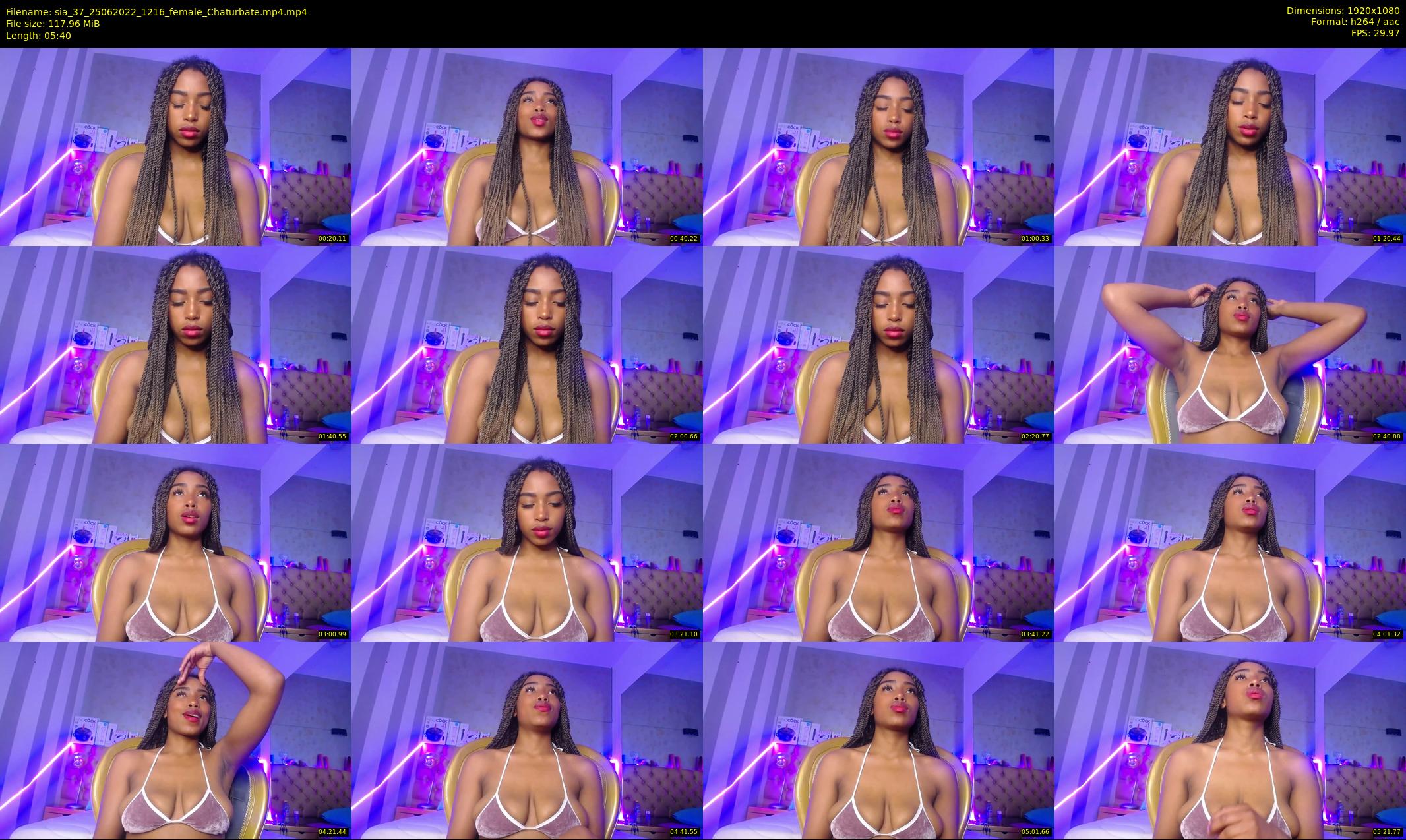 sia_37 — 6 minute Chaturbate female cam show recording, 1080p, Jun 25, 2022