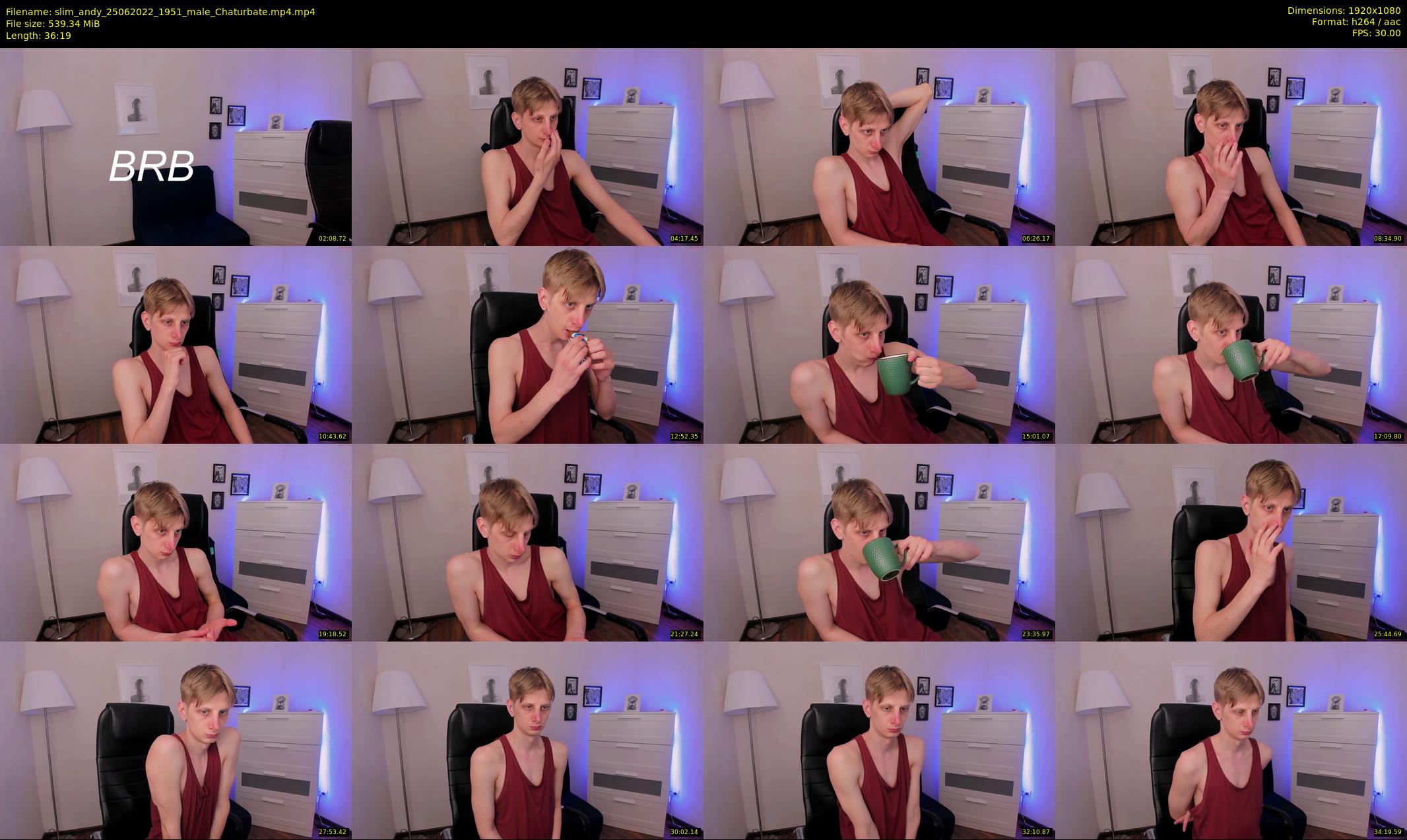 slim_andy — 37 minute Chaturbate male cam show recording, 1080p, Jun 25, 2022