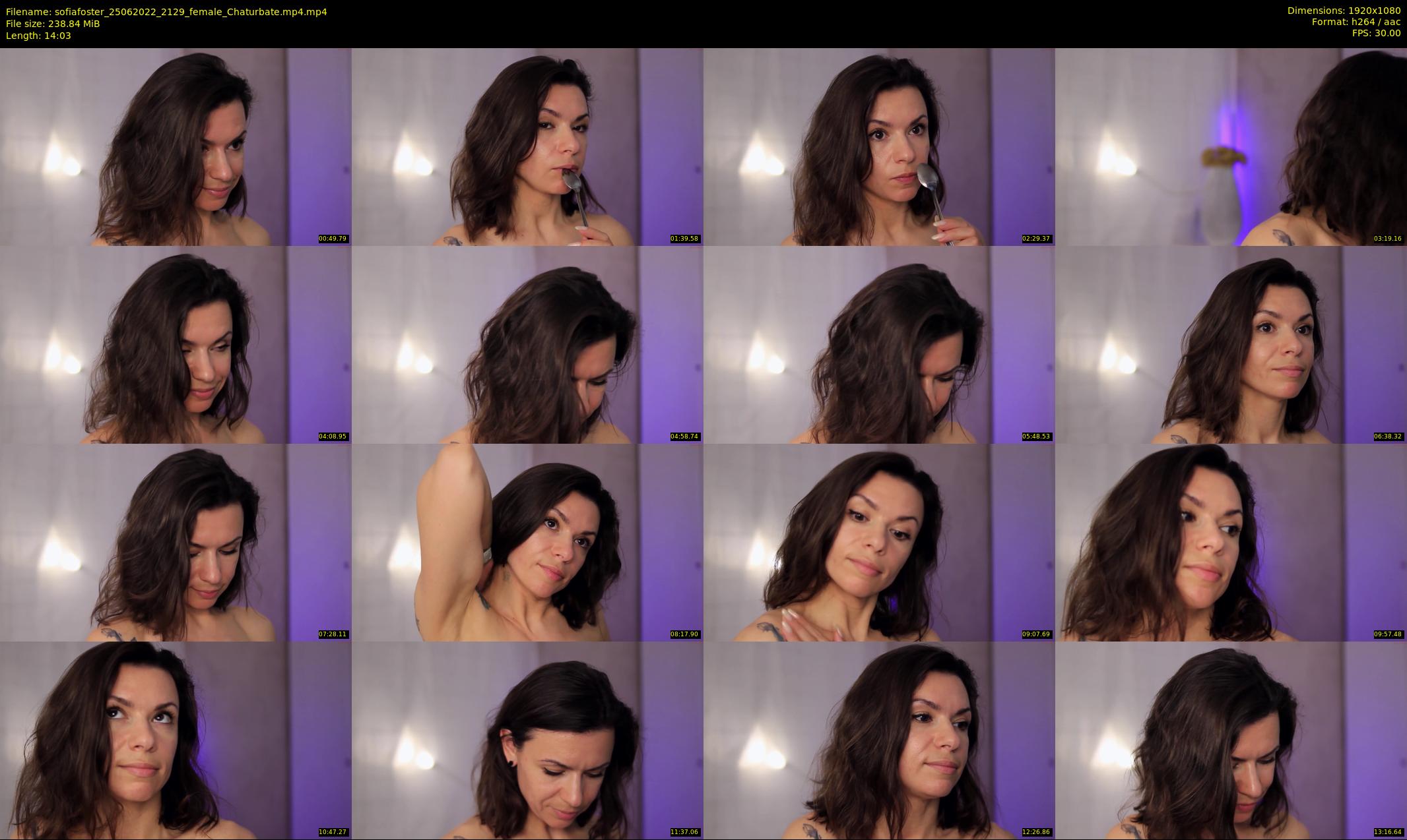 sofiafoster — 15 minute Chaturbate female cam show recording, 1080p, Jun 25, 2022