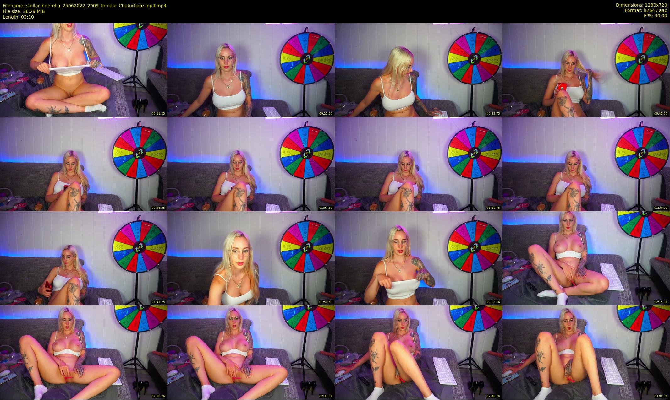 stellacinderella — 4 minute Chaturbate female cam show recording, 720p, Jun 25, 2022