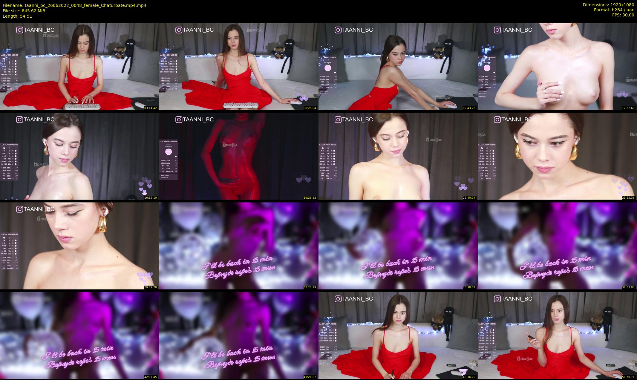 taanni_bc — 55 minute Chaturbate female cam show recording, 1080p, Jun 26, 2022