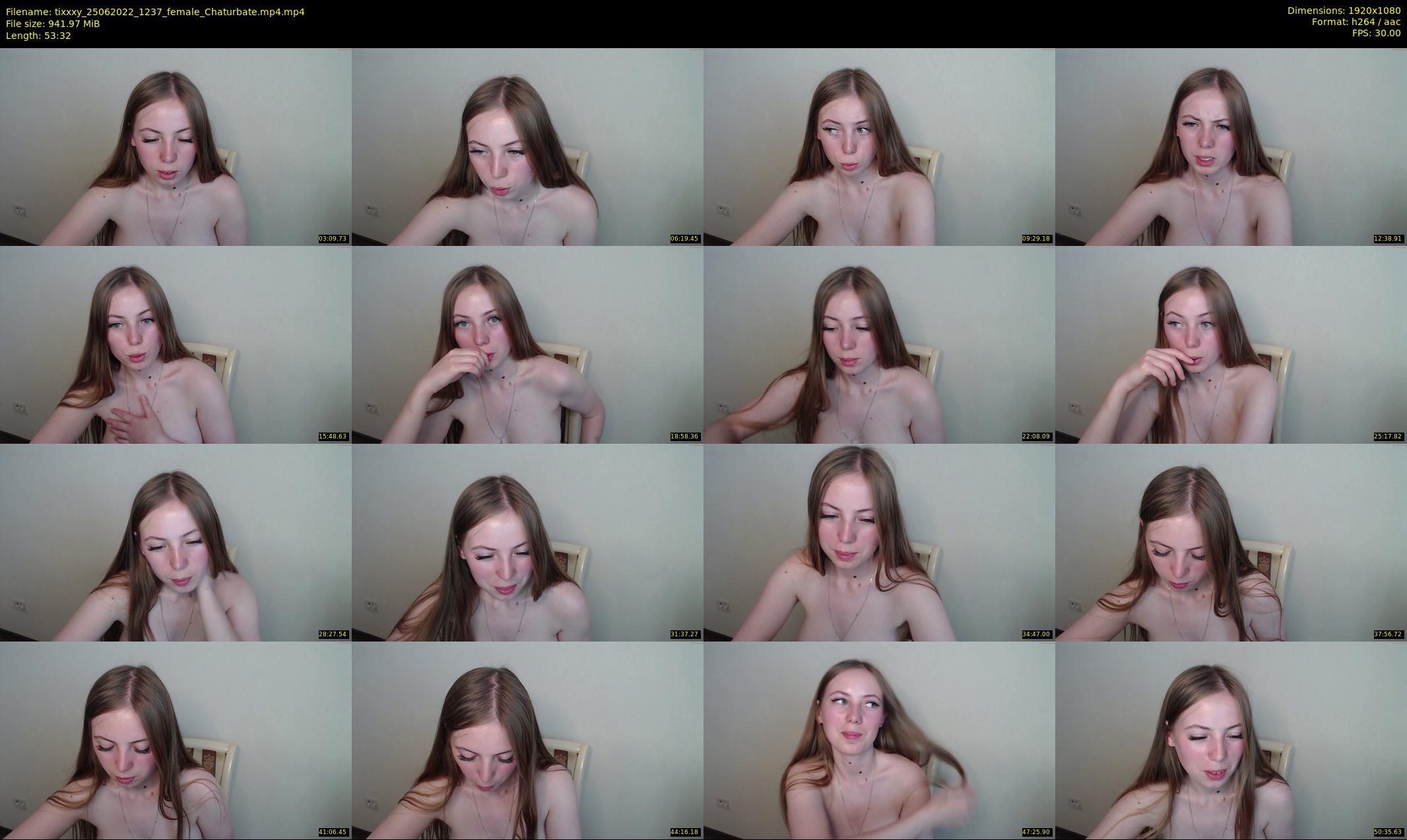 tixxxy — 54 minute Chaturbate female cam show recording, 1080p, Jun 25, 2022