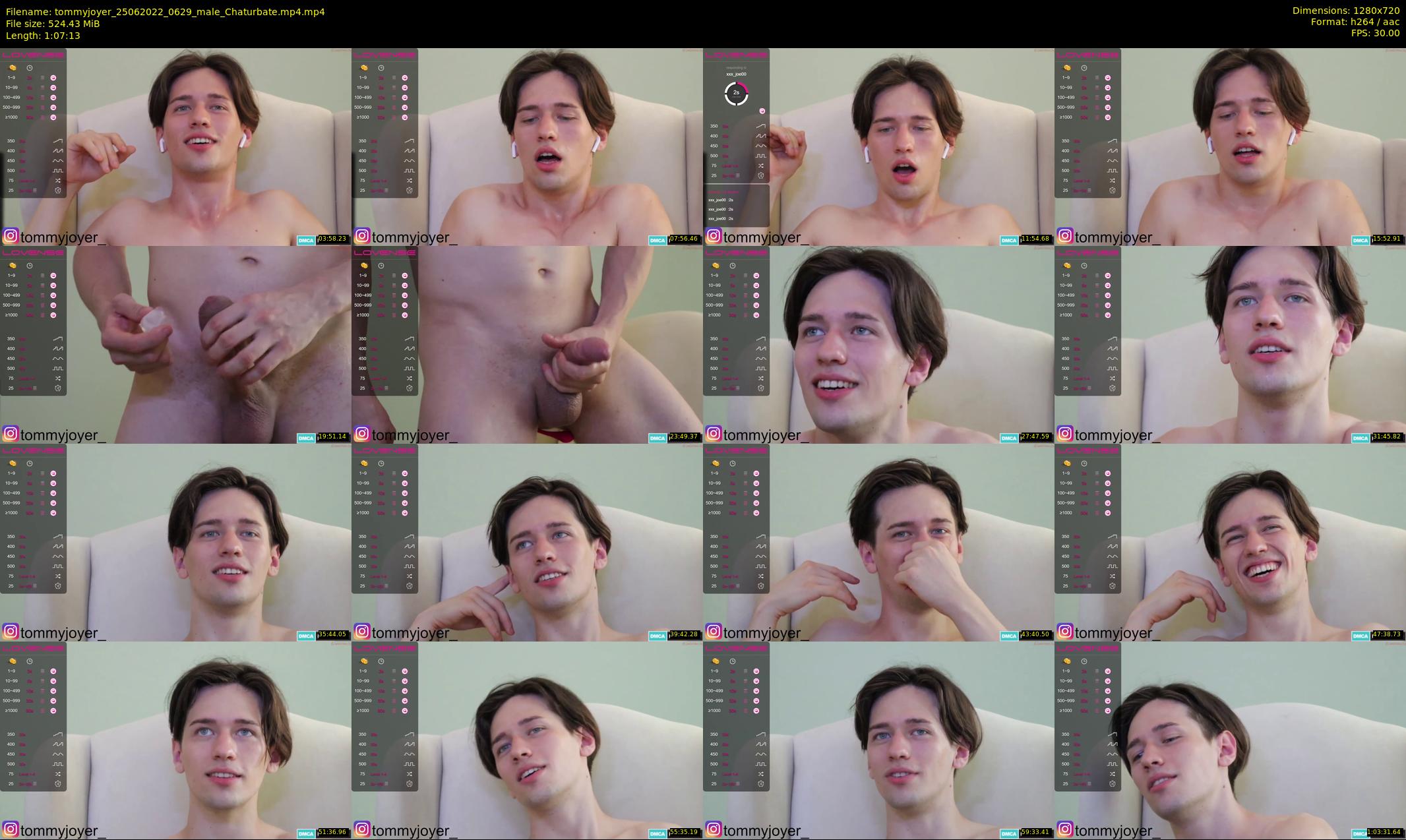 tommyjoyer — 68 minute Chaturbate male cam show recording, 720p, Jun 25, 2022