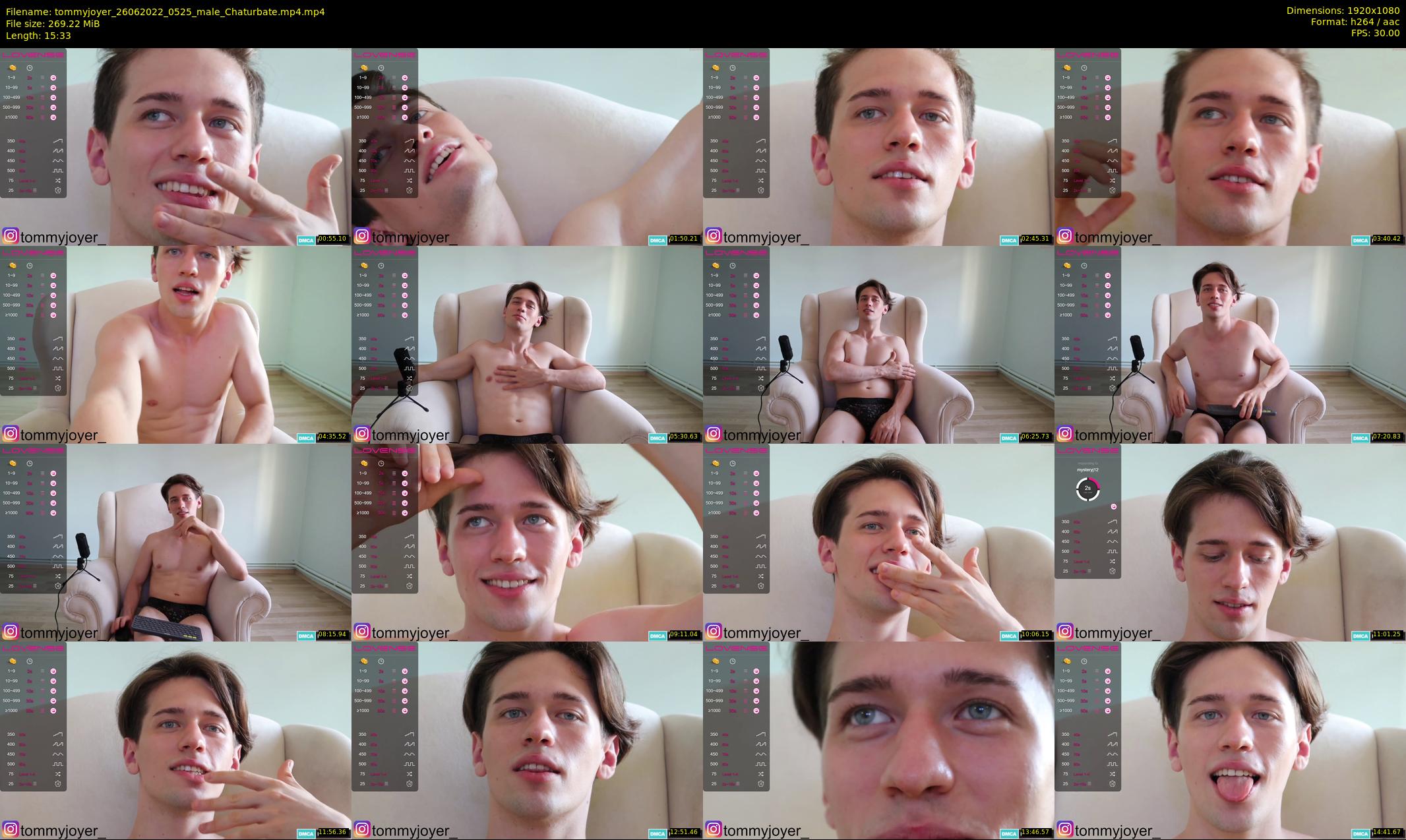 tommyjoyer — 16 minute Chaturbate male cam show recording, 1080p, Jun 26, 2022