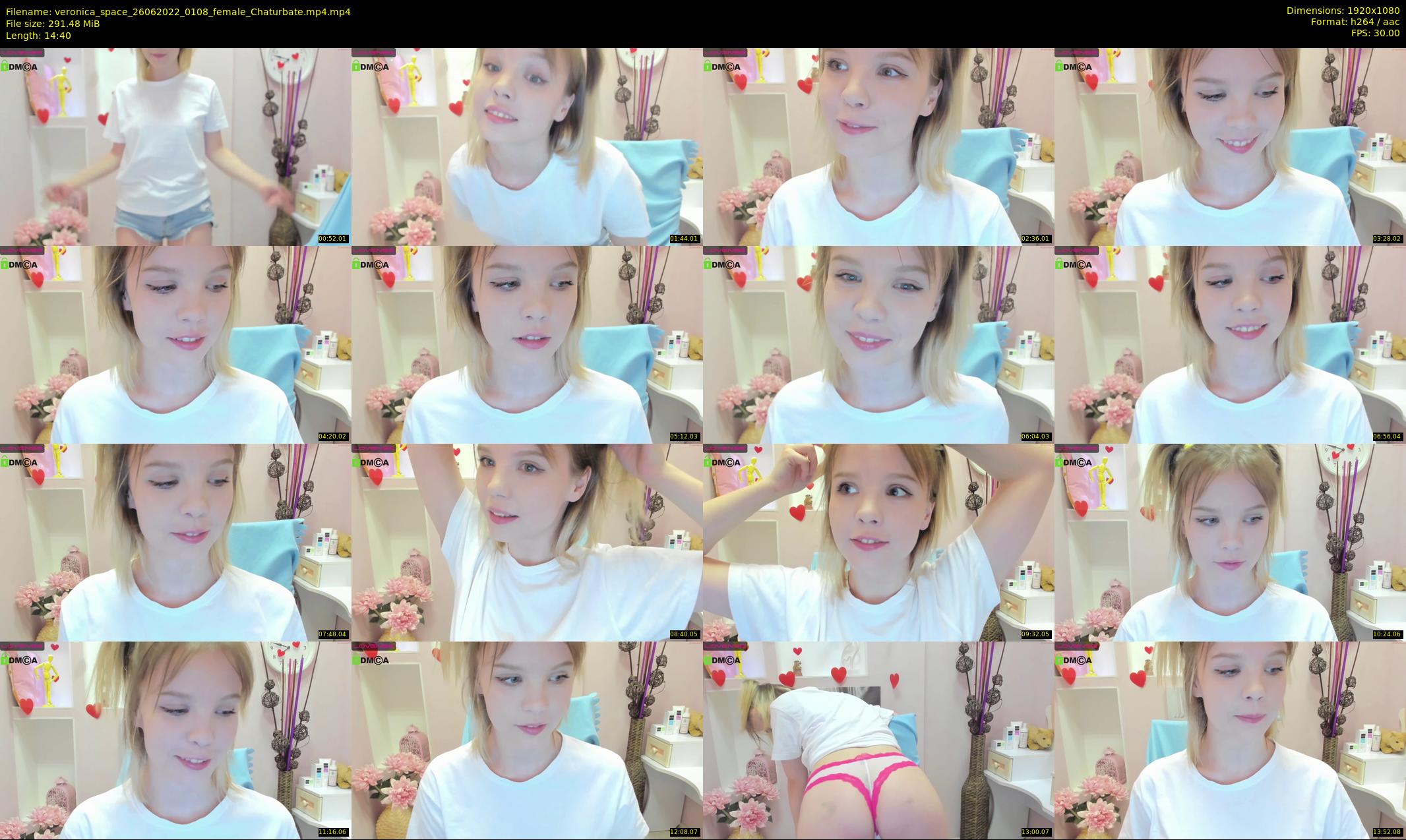 veronica_space — 15 minute Chaturbate female cam show recording, 1080p, Jun 26, 2022
