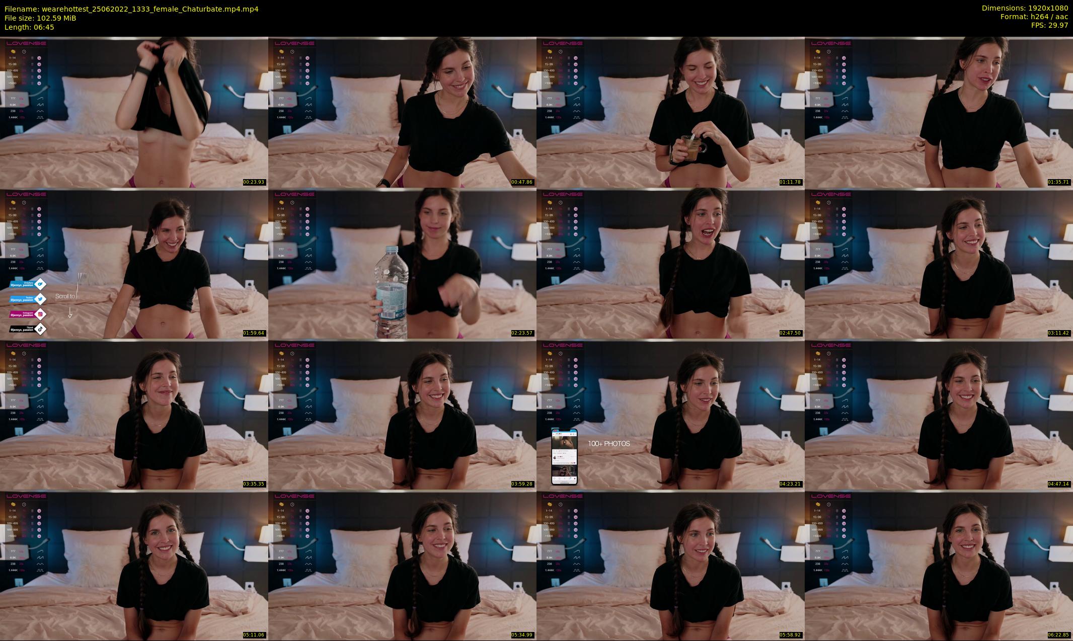 wearehottest — 7 minute Chaturbate couple cam show recording, 1080p, Jun 25, 2022