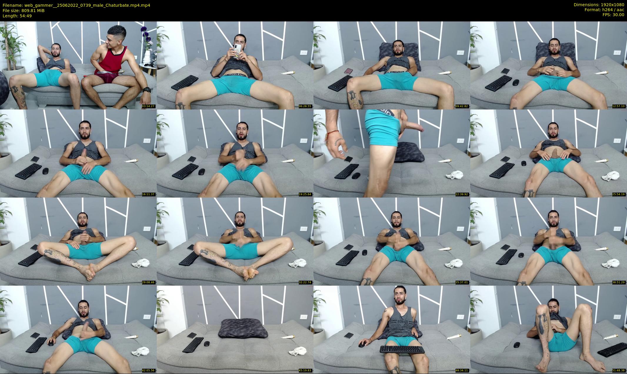 web_gammer_ — 55 minute Chaturbate male cam show recording, 1080p, Jun 25, 2022