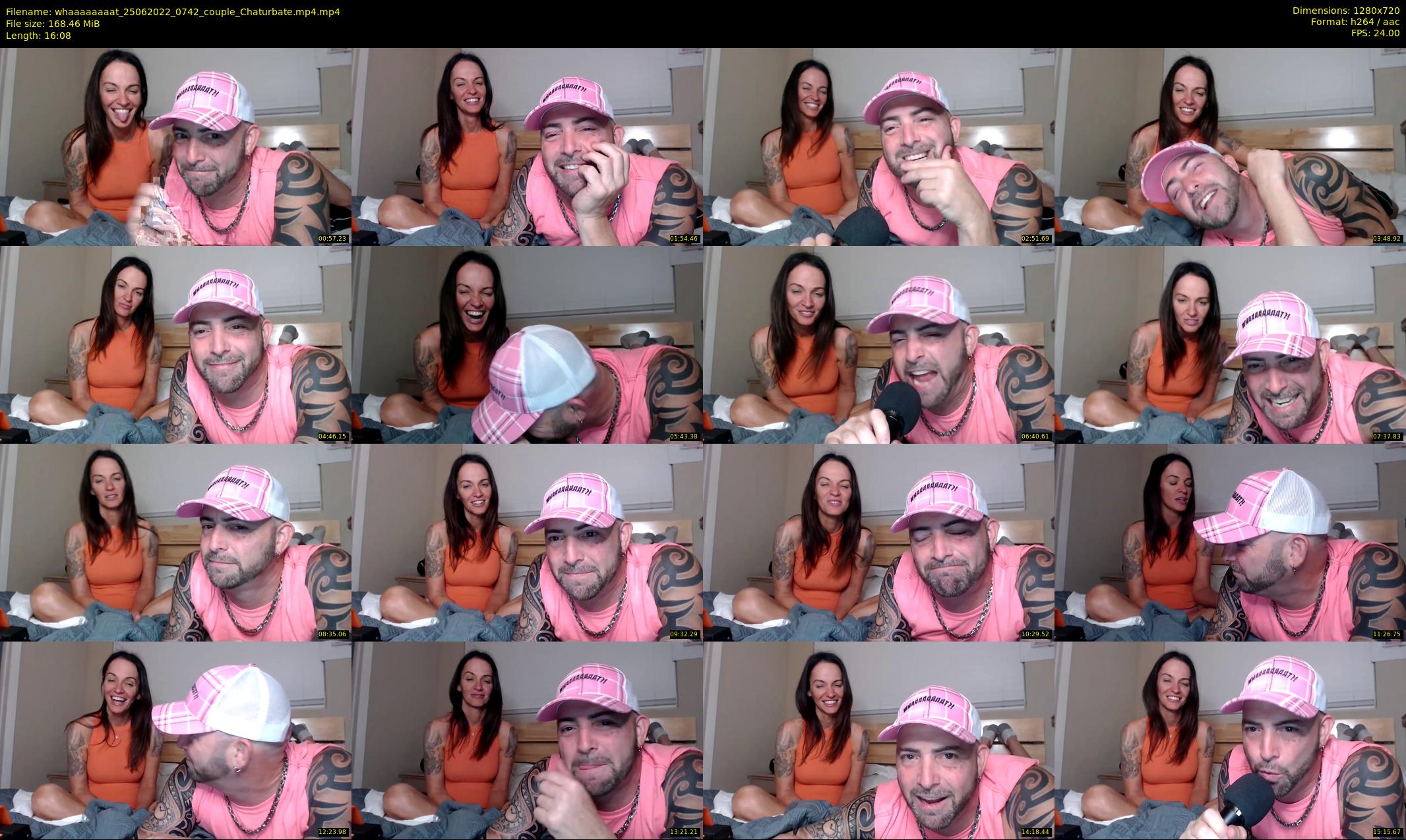 whaaaaaaaat — 17 minute Chaturbate couple cam show recording, 720p, Jun 25, 2022