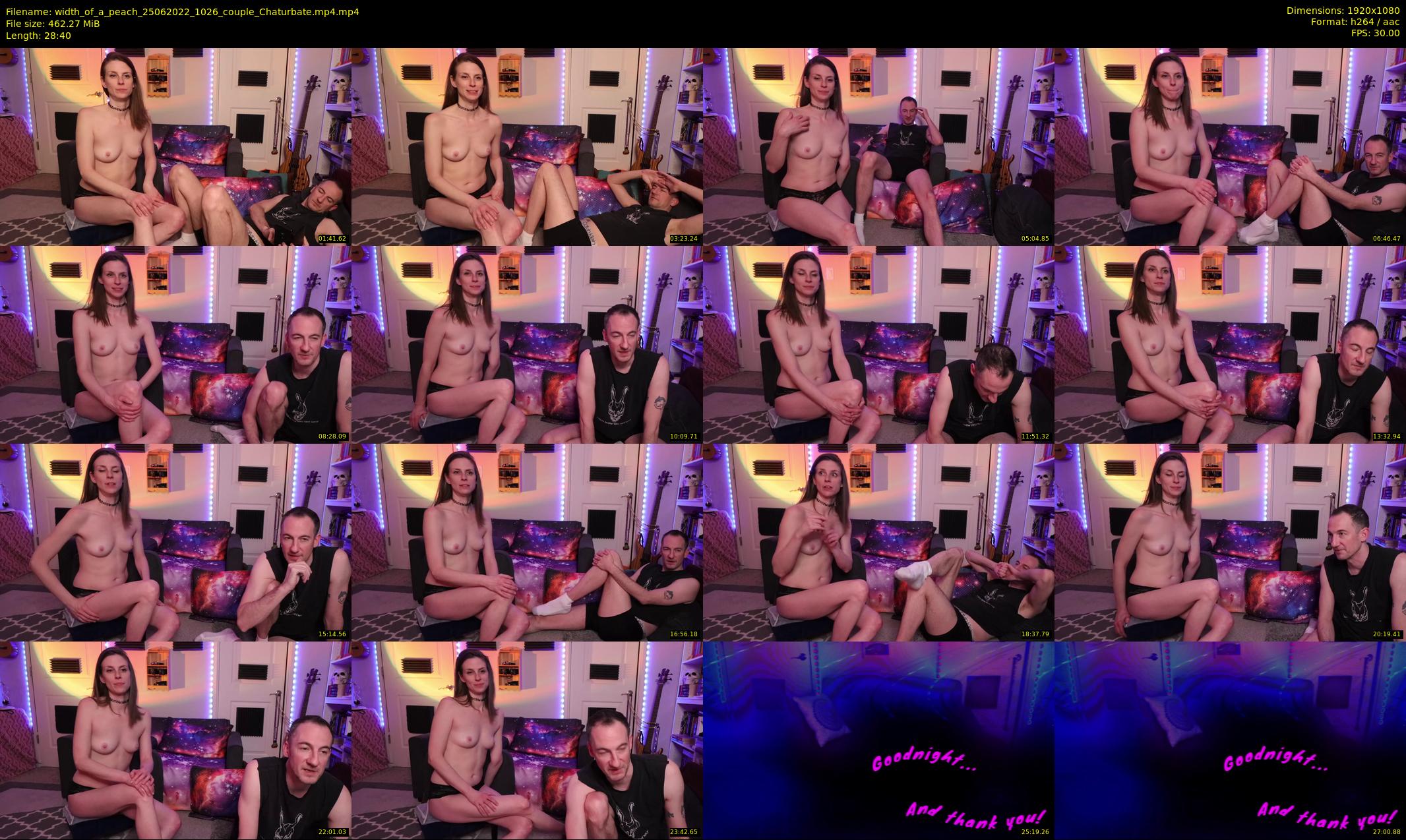 width_of_a_peach — 29 minute Chaturbate couple cam show recording, 1080p, Jun 25, 2022