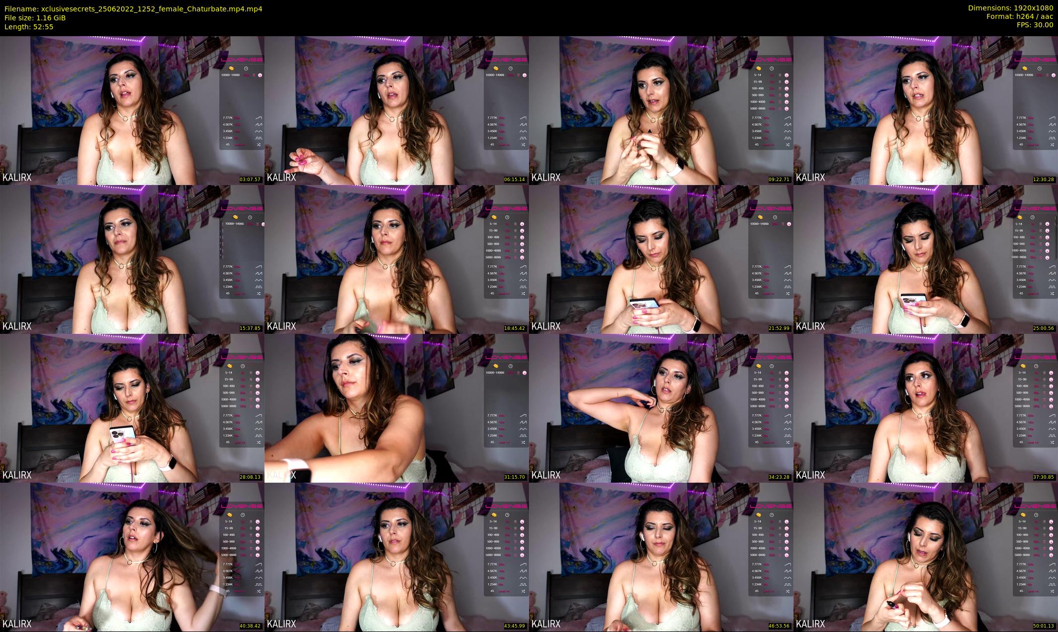 xclusivesecrets — 53 minute Chaturbate female cam show recording, 1080p, Jun 25, 2022