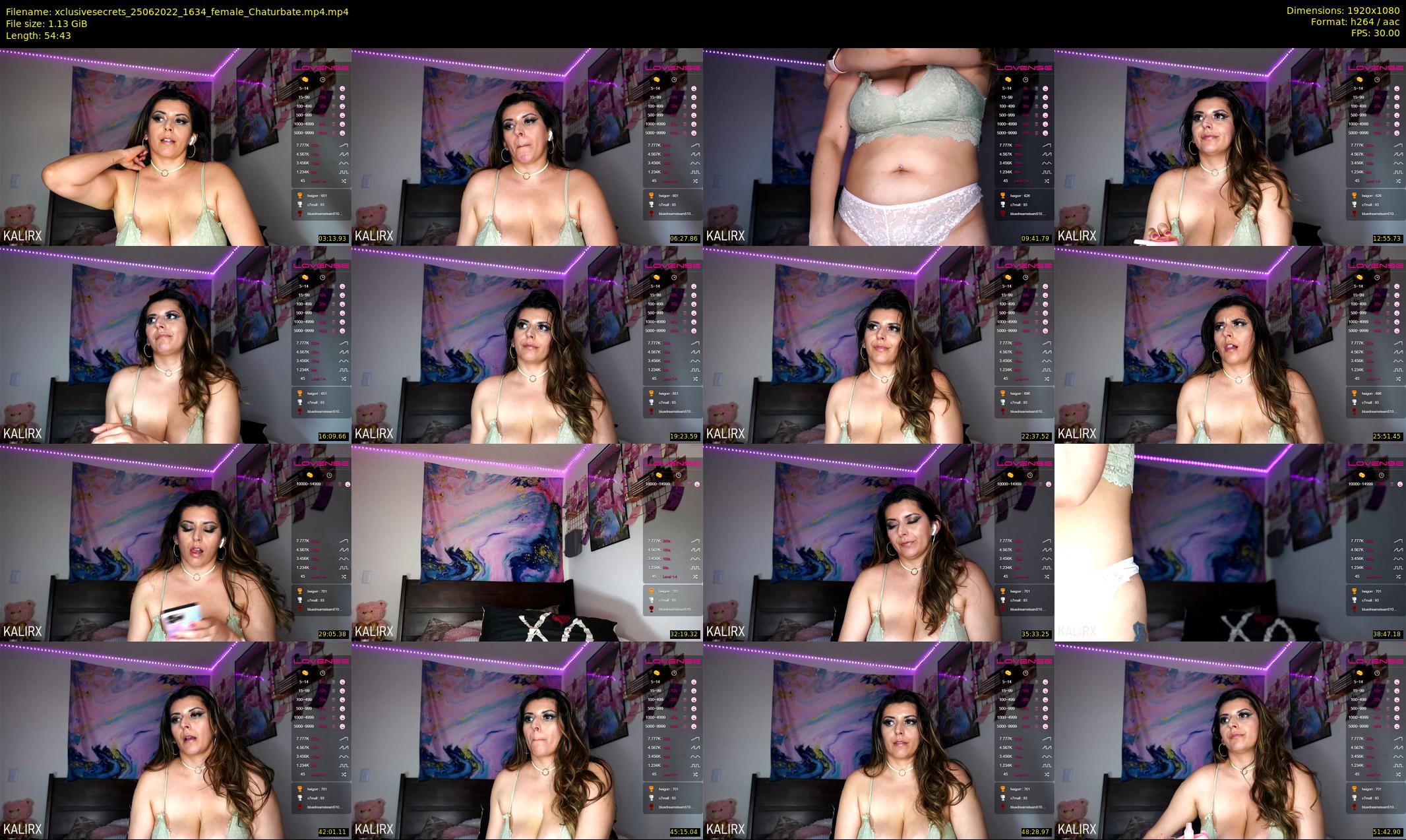 xclusivesecrets — 55 minute Chaturbate female cam show recording, 1080p, Jun 25, 2022