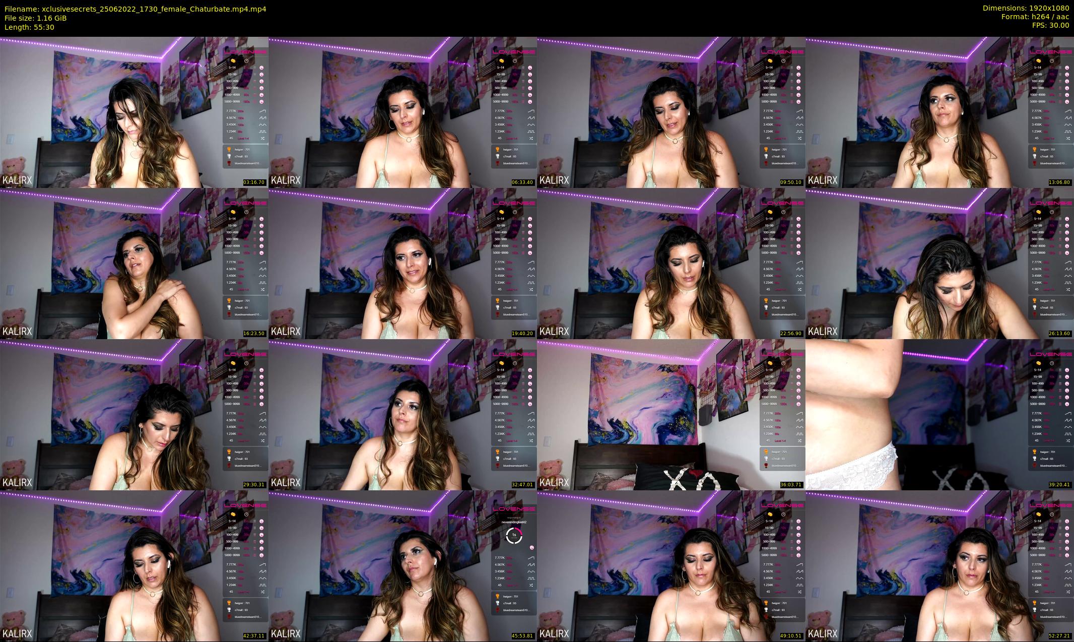 xclusivesecrets — 56 minute Chaturbate female cam show recording, 1080p, Jun 25, 2022