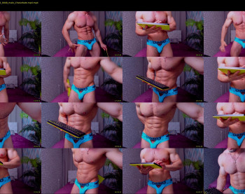 adam_muscle_ — 50 minute Chaturbate male cam show recording, 1080p, Jun 27, 2022