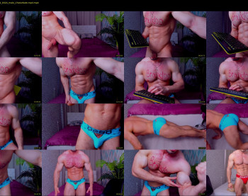 adam_muscle_ — 35 minute Chaturbate male cam show recording, 1080p, Jun 27, 2022
