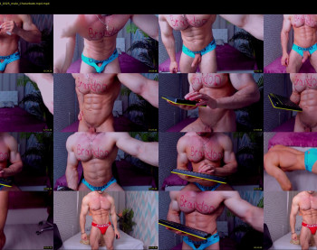 adam_muscle_ — 44 minute Chaturbate male cam show recording, 1080p, Jun 27, 2022