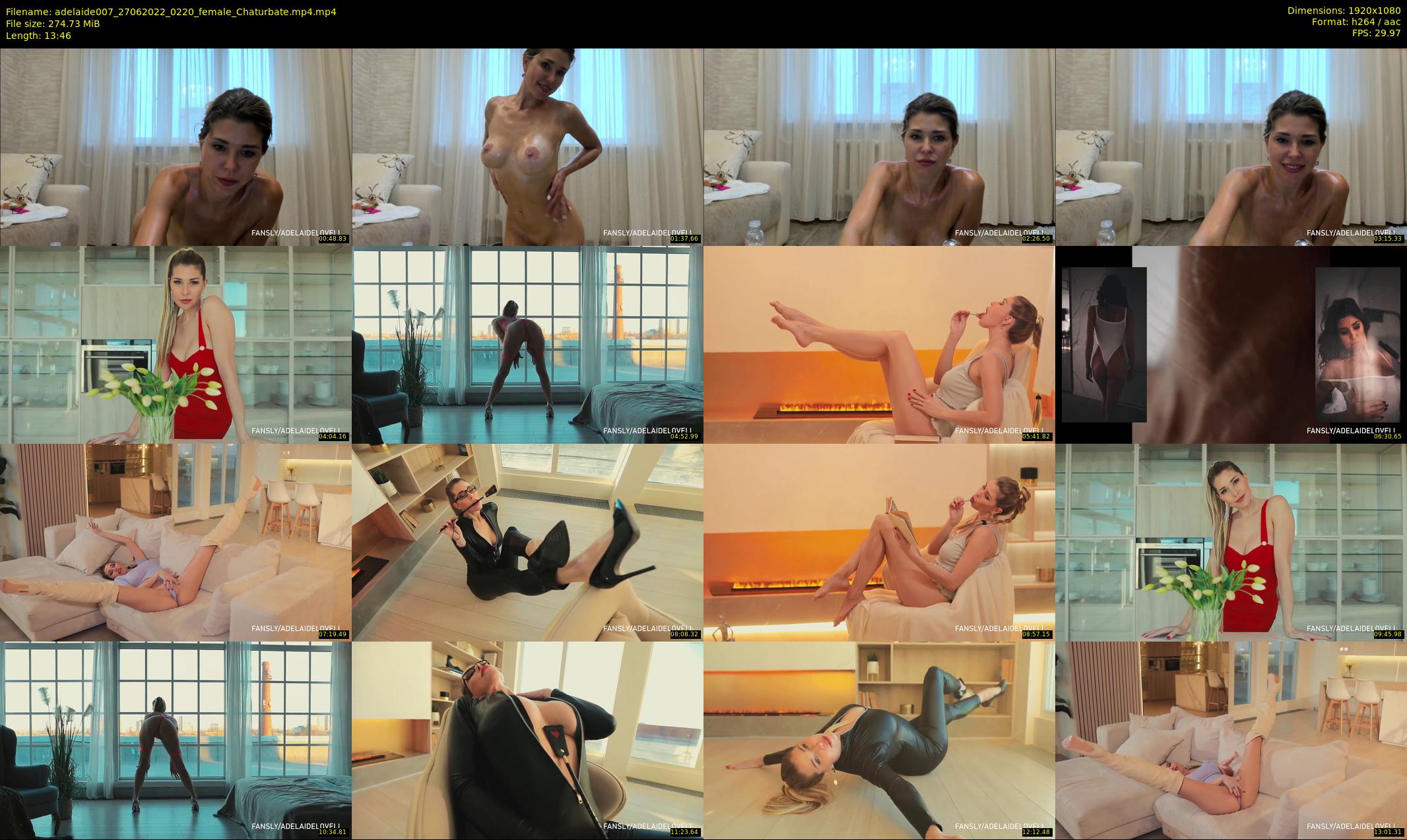 adelaide007 — 14 minute Chaturbate female cam show recording, 1080p, Jun 27, 2022