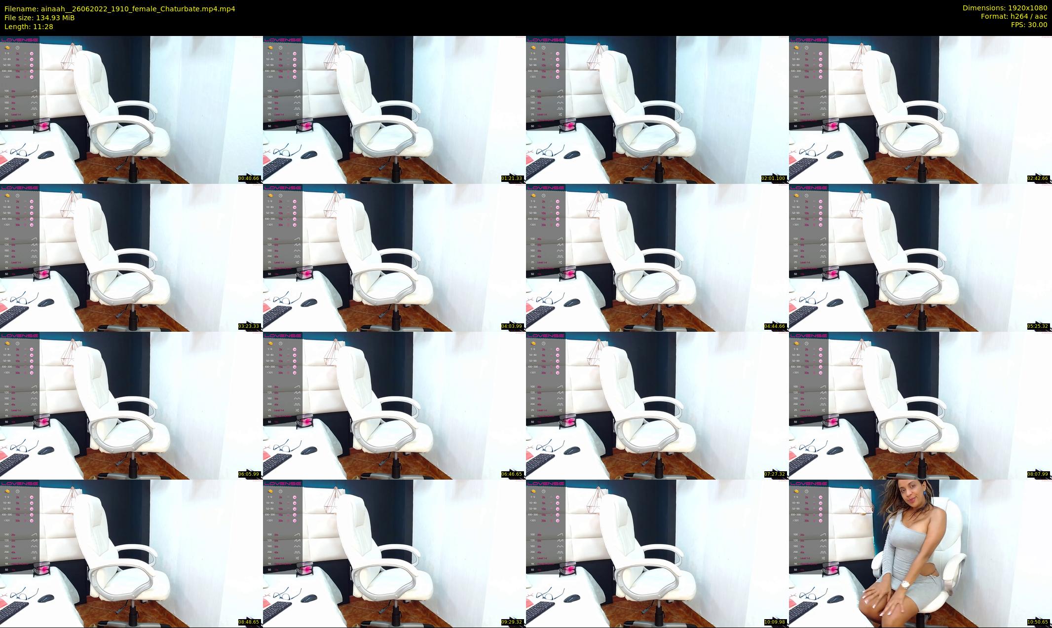 ainaah_ — 12 minute Chaturbate female cam show recording, 1080p, Jun 26, 2022
