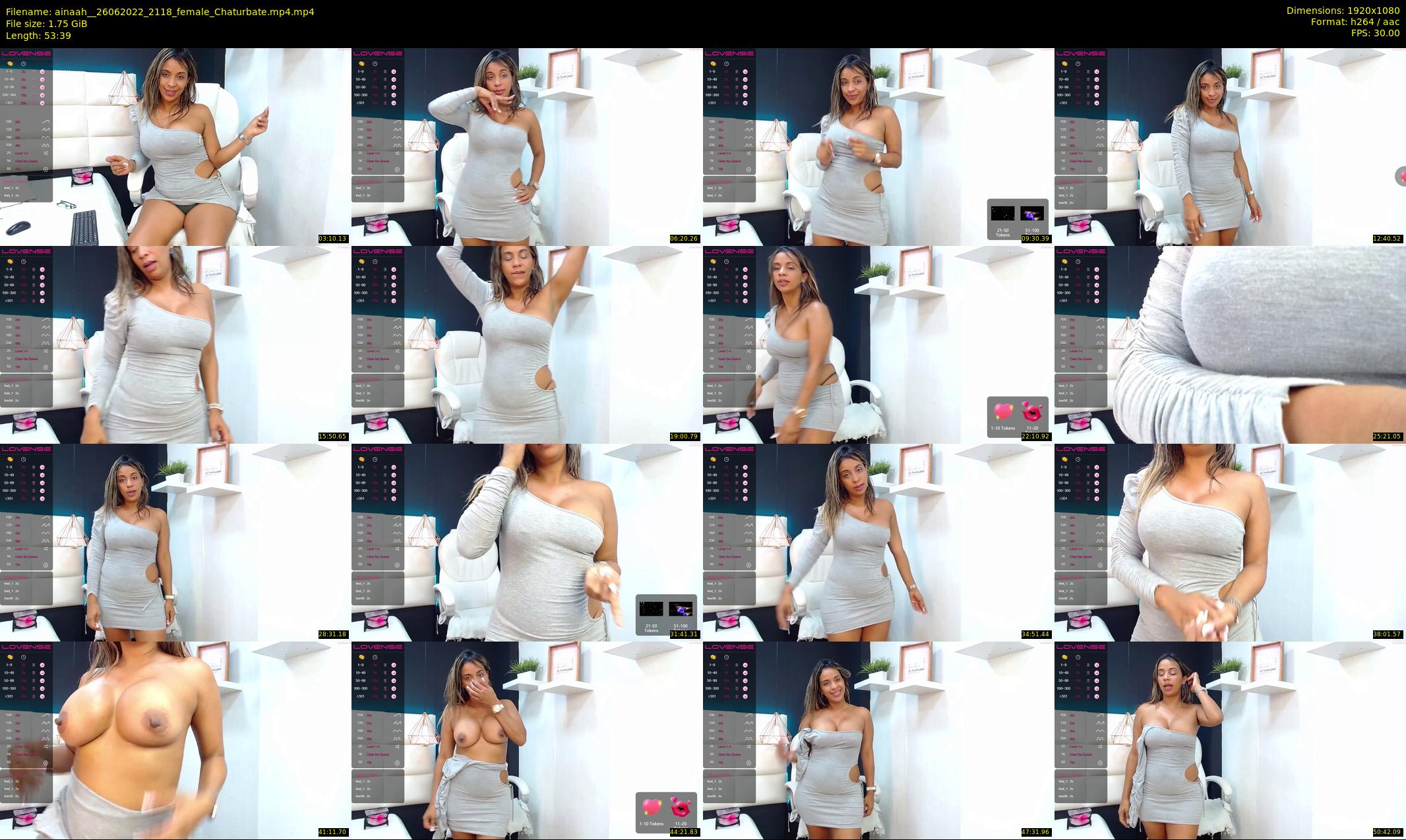 ainaah_ — 54 minute Chaturbate female cam show recording, 1080p, Jun 26, 2022