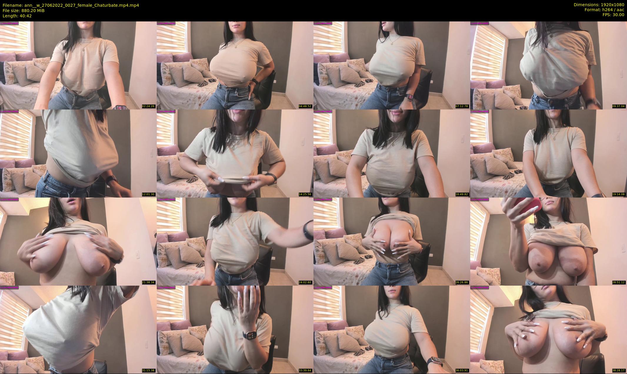 ann__w — 41 minute Chaturbate female cam show recording, 1080p, Jun 27, 2022