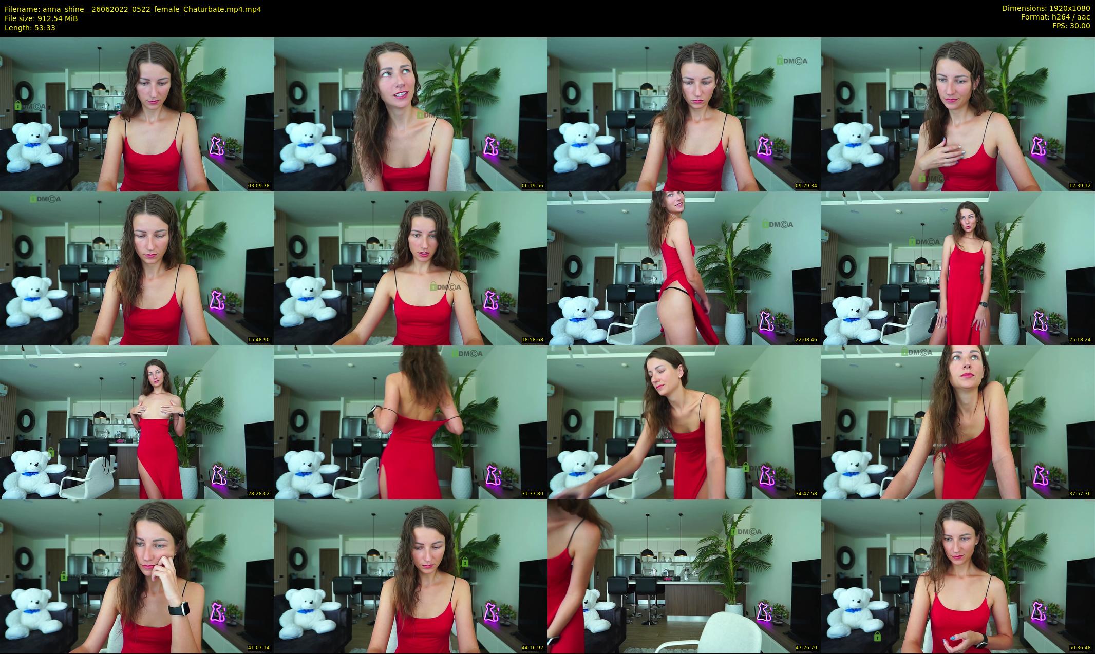 anna_shine_ — 54 minute Chaturbate female cam show recording, 1080p, Jun 26, 2022