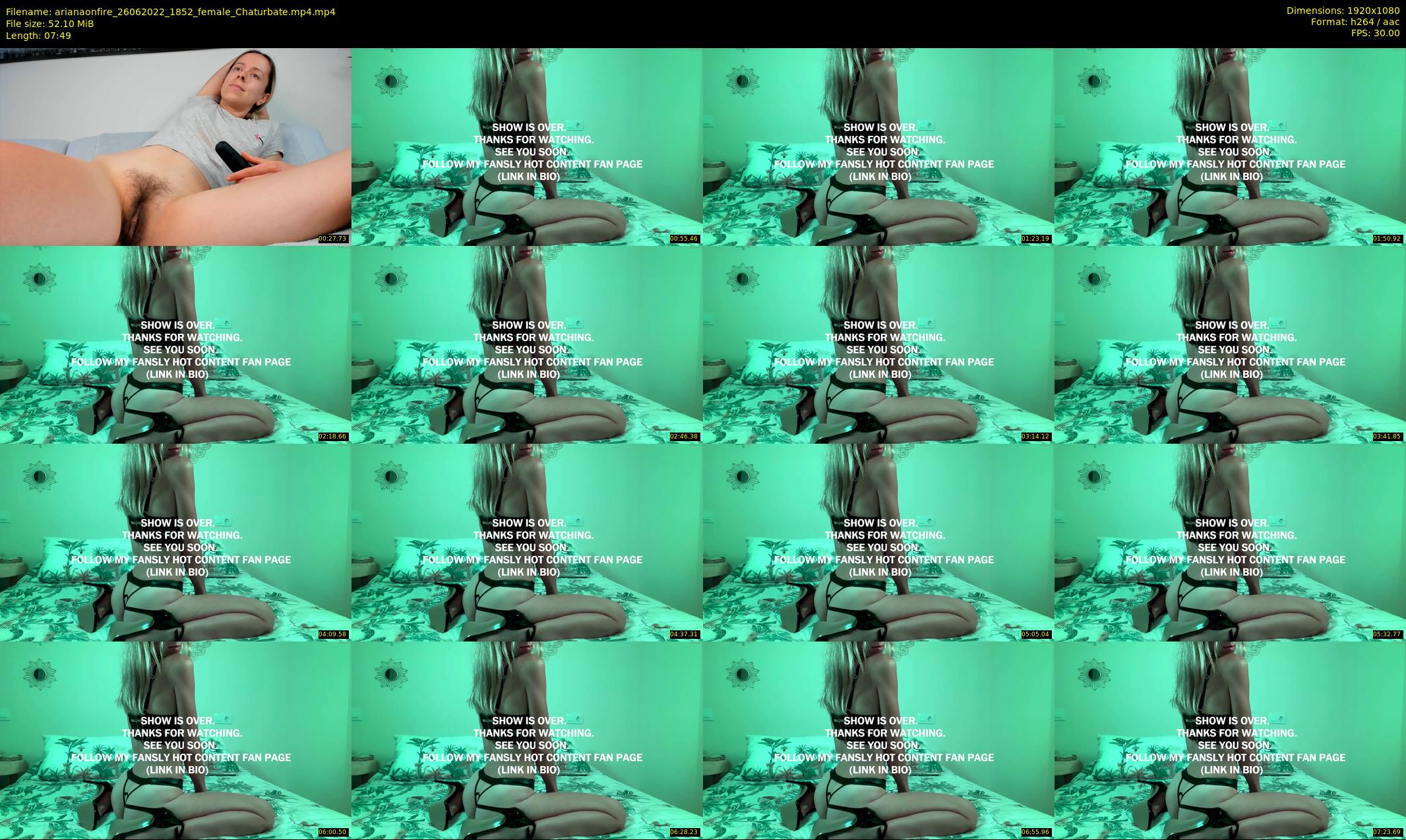 arianaonfire — 8 minute Chaturbate couple cam show recording, 1080p, Jun 26, 2022