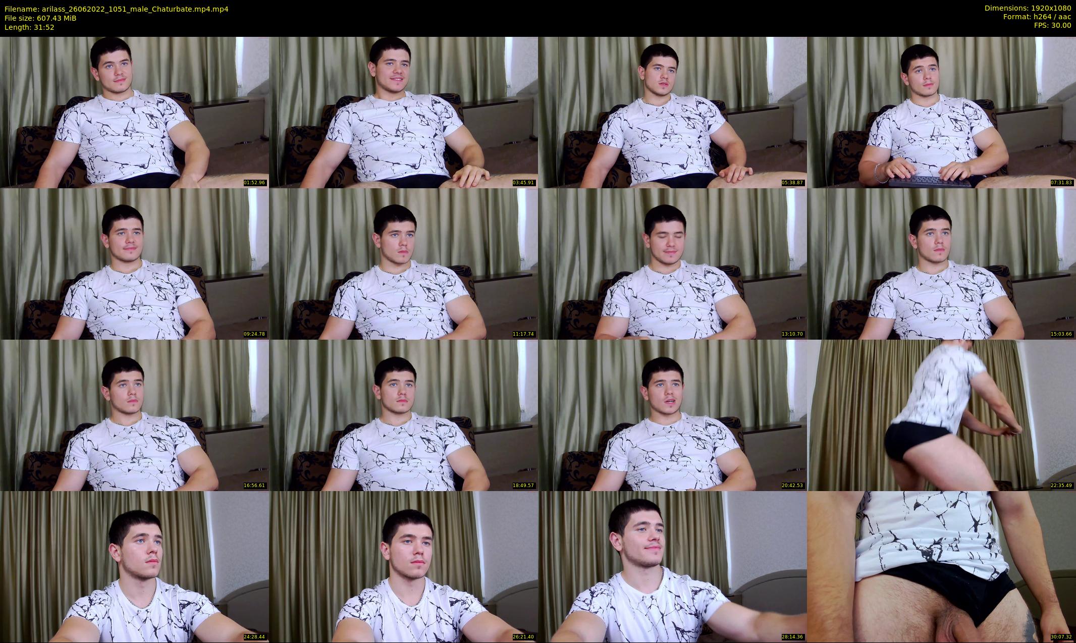 arilass — 32 minute Chaturbate male cam show recording, 1080p, Jun 26, 2022