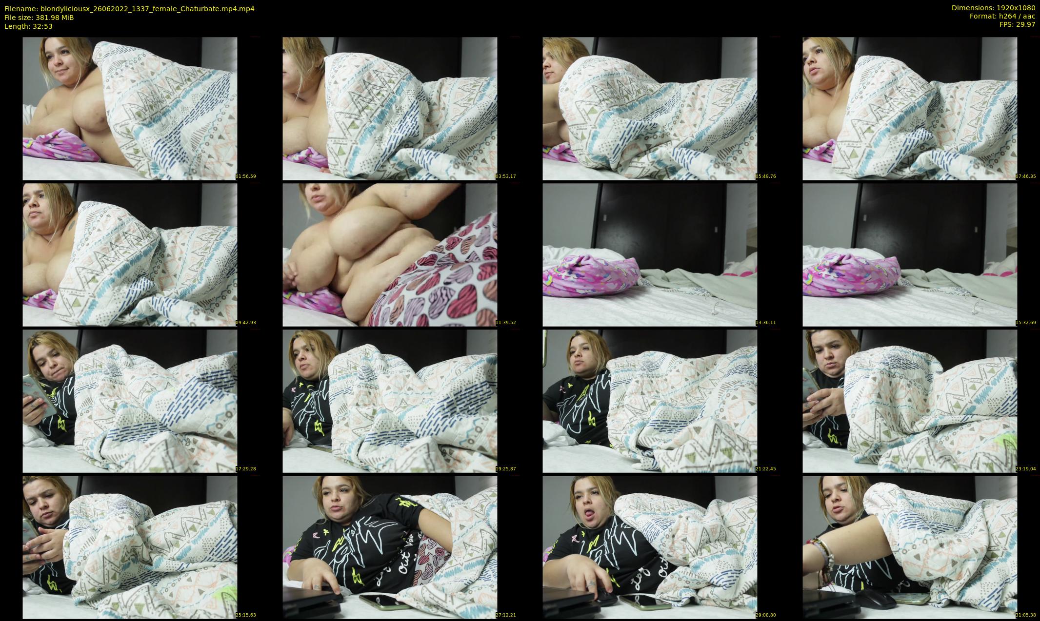blondyliciousx — 33 minute Chaturbate female cam show recording, 1080p, Jun 26, 2022