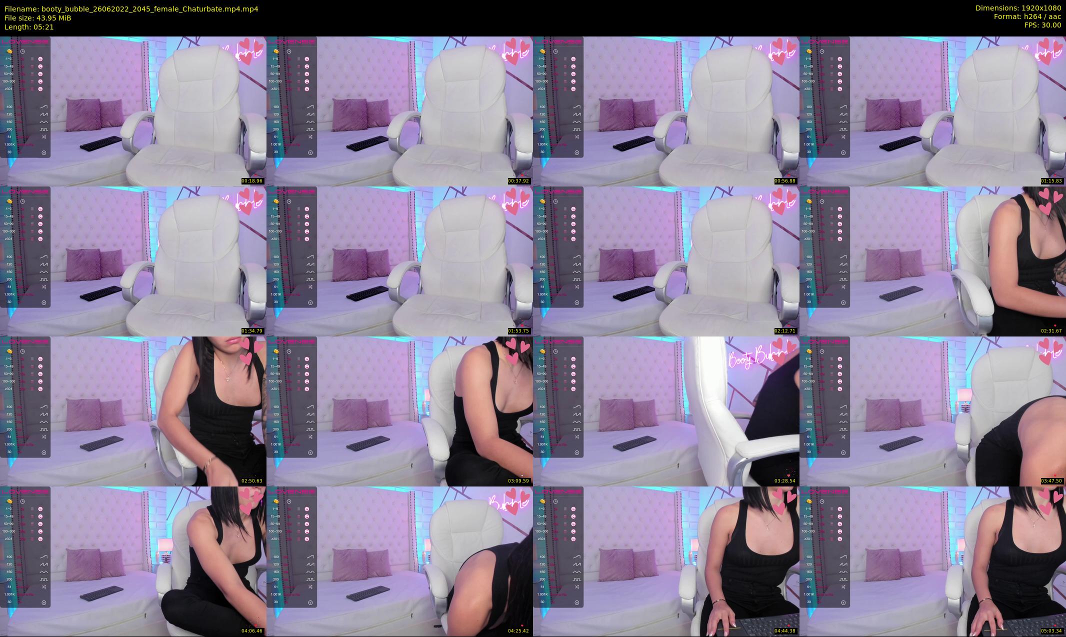 booty_bubble — 6 minute Chaturbate female cam show recording, 1080p, Jun 26, 2022