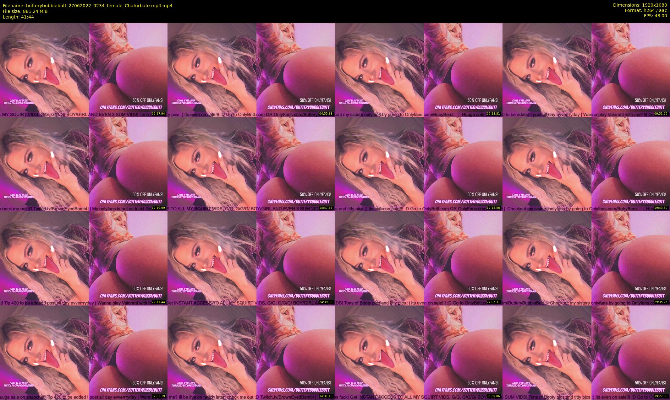 butterybubblebutt — 42 minute Chaturbate couple cam show recording, 1080p, Jun 27, 2022