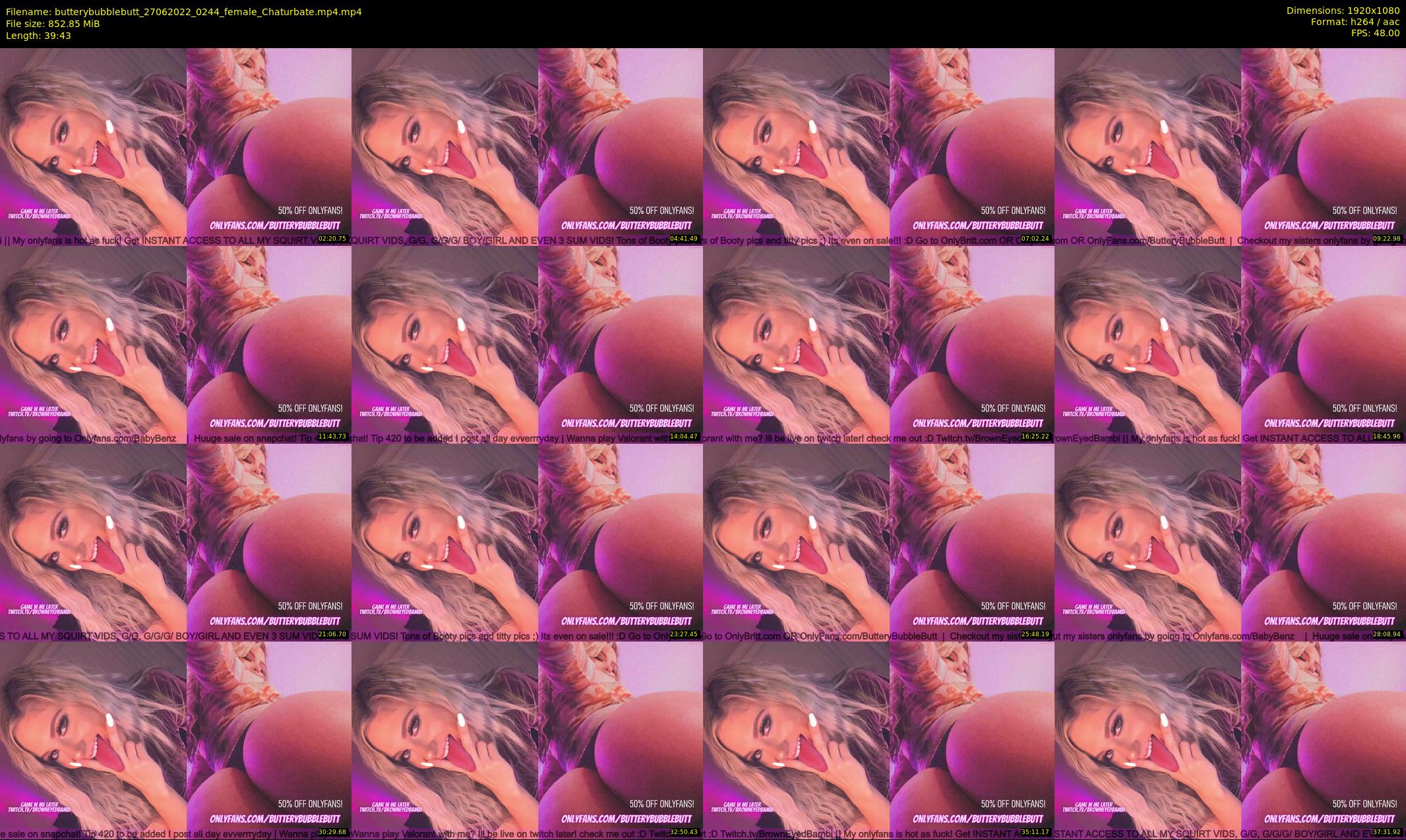 butterybubblebutt — 40 minute Chaturbate couple cam show recording, 1080p, Jun 27, 2022