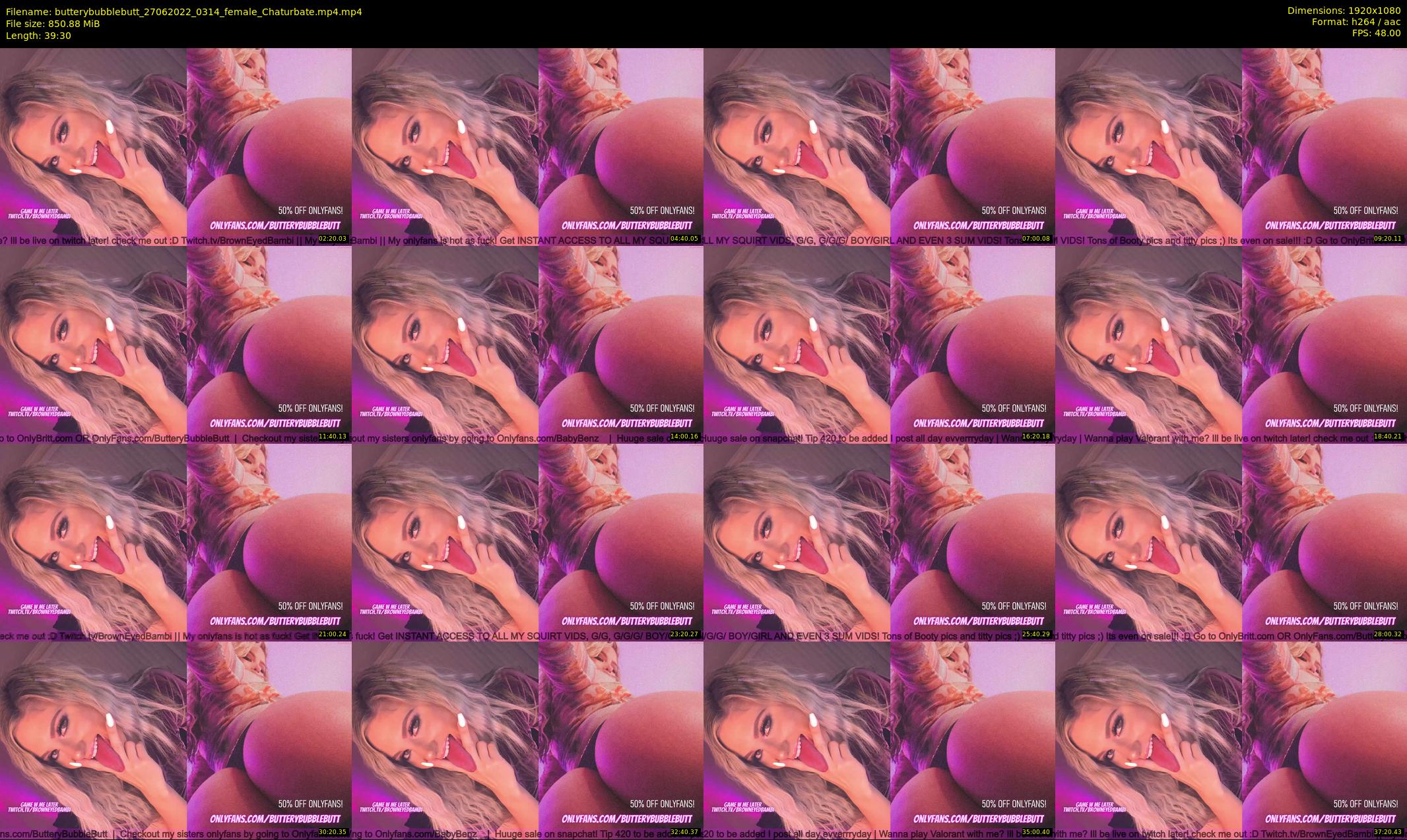 butterybubblebutt — 40 minute Chaturbate couple cam show recording, 1080p, Jun 27, 2022