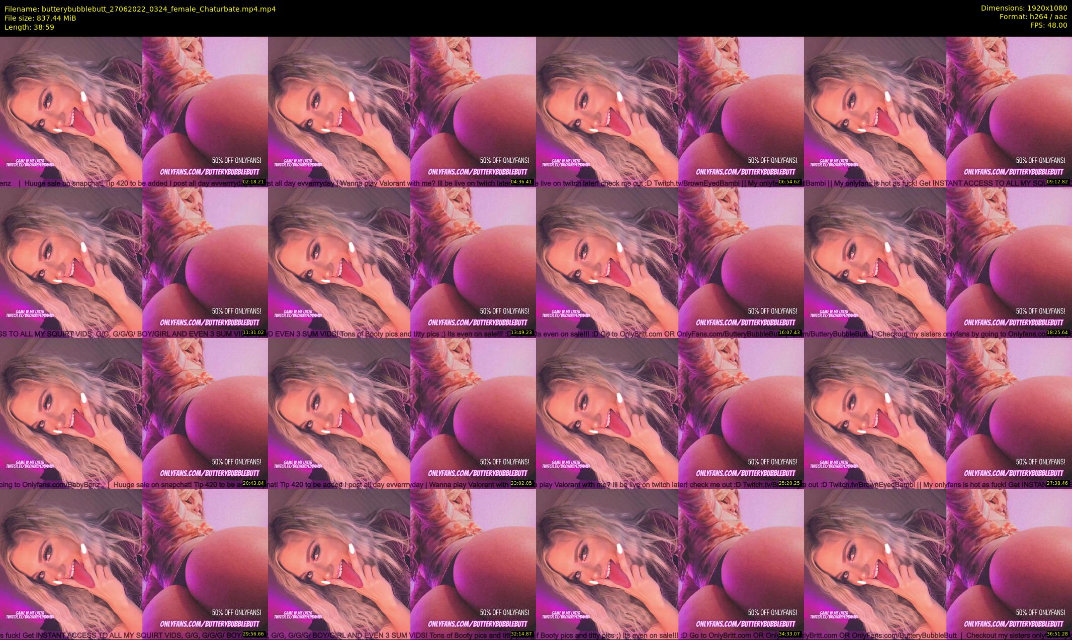 butterybubblebutt — 39 minute Chaturbate couple cam show recording, 1080p, Jun 27, 2022