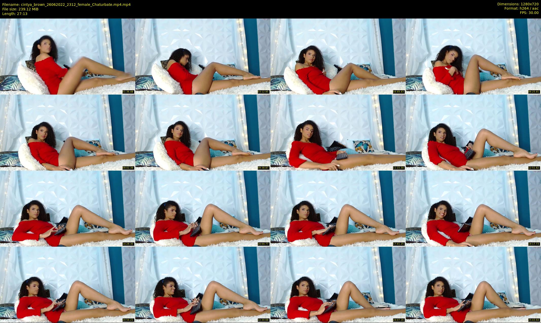 cintya_brown — 28 minute Chaturbate female cam show recording, 720p, Jun 26, 2022