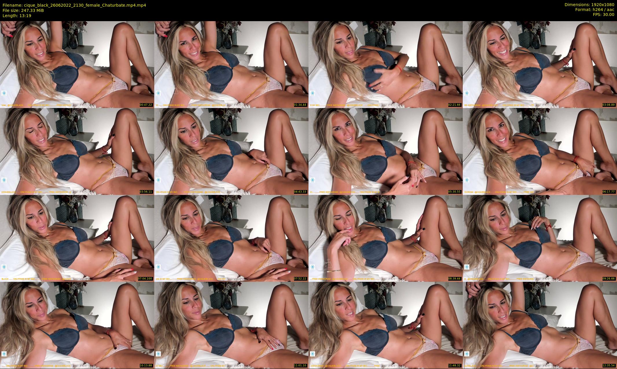 cique_black — 14 minute Chaturbate female cam show recording, 1080p, Jun 26, 2022
