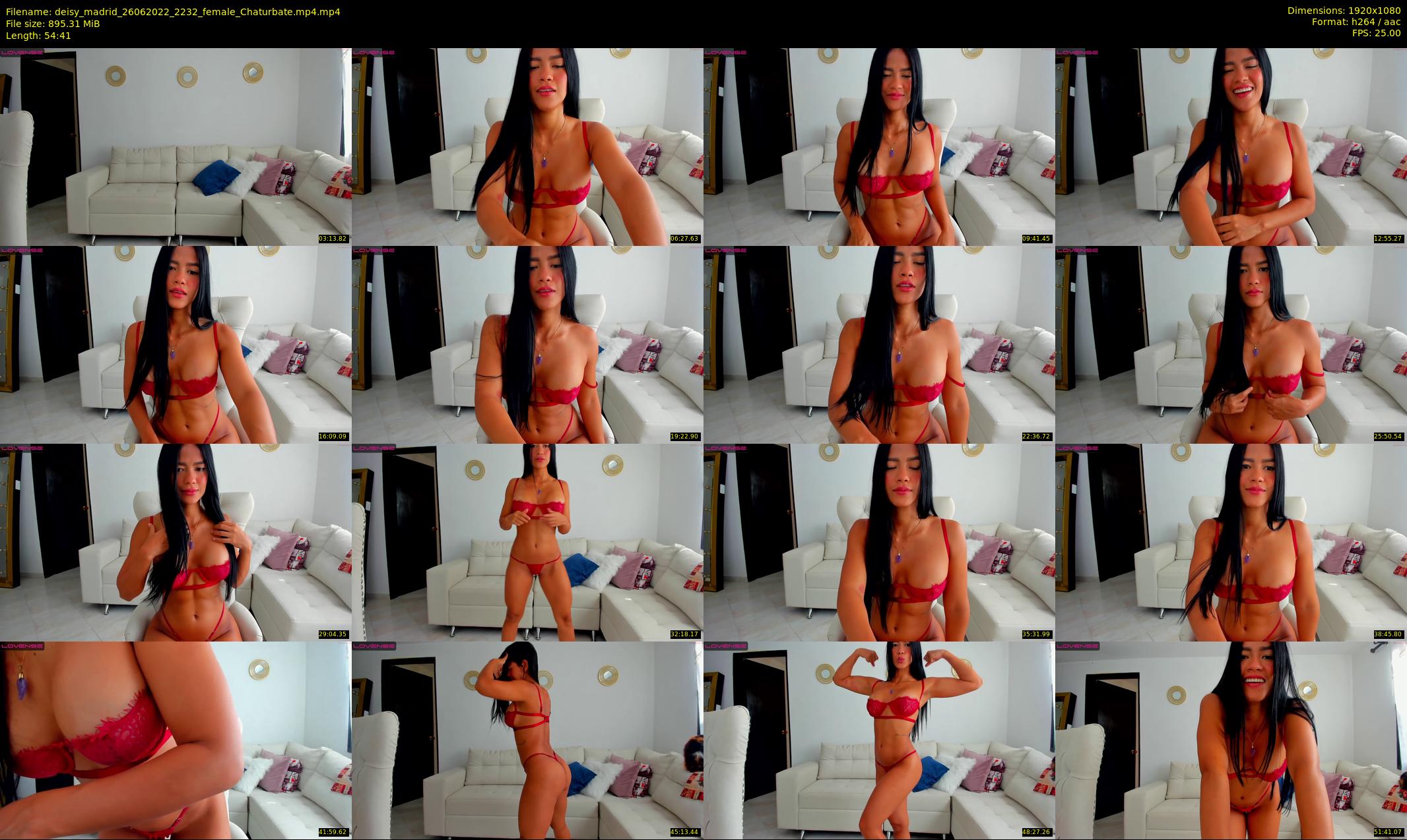 deisy_madrid — 55 minute Chaturbate female cam show recording, 1080p, Jun 26, 2022