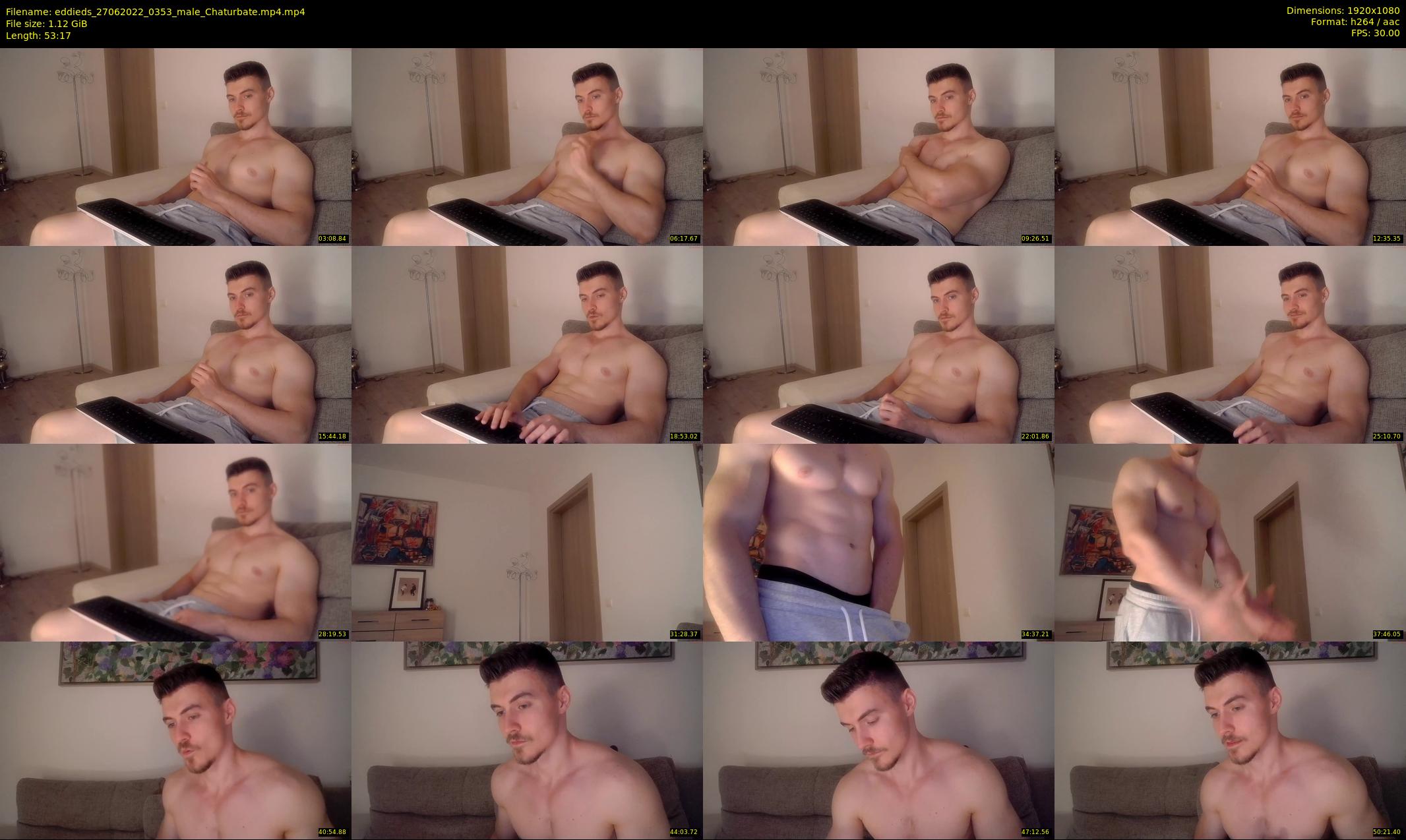 eddieds — 54 minute Chaturbate male cam show recording, 1080p, Jun 27, 2022