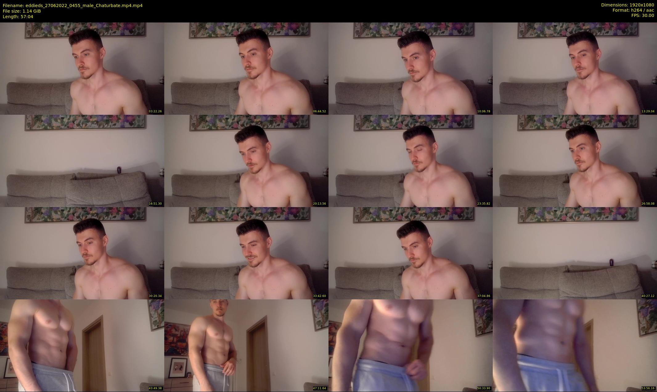 eddieds — 58 minute Chaturbate male cam show recording, 1080p, Jun 27, 2022
