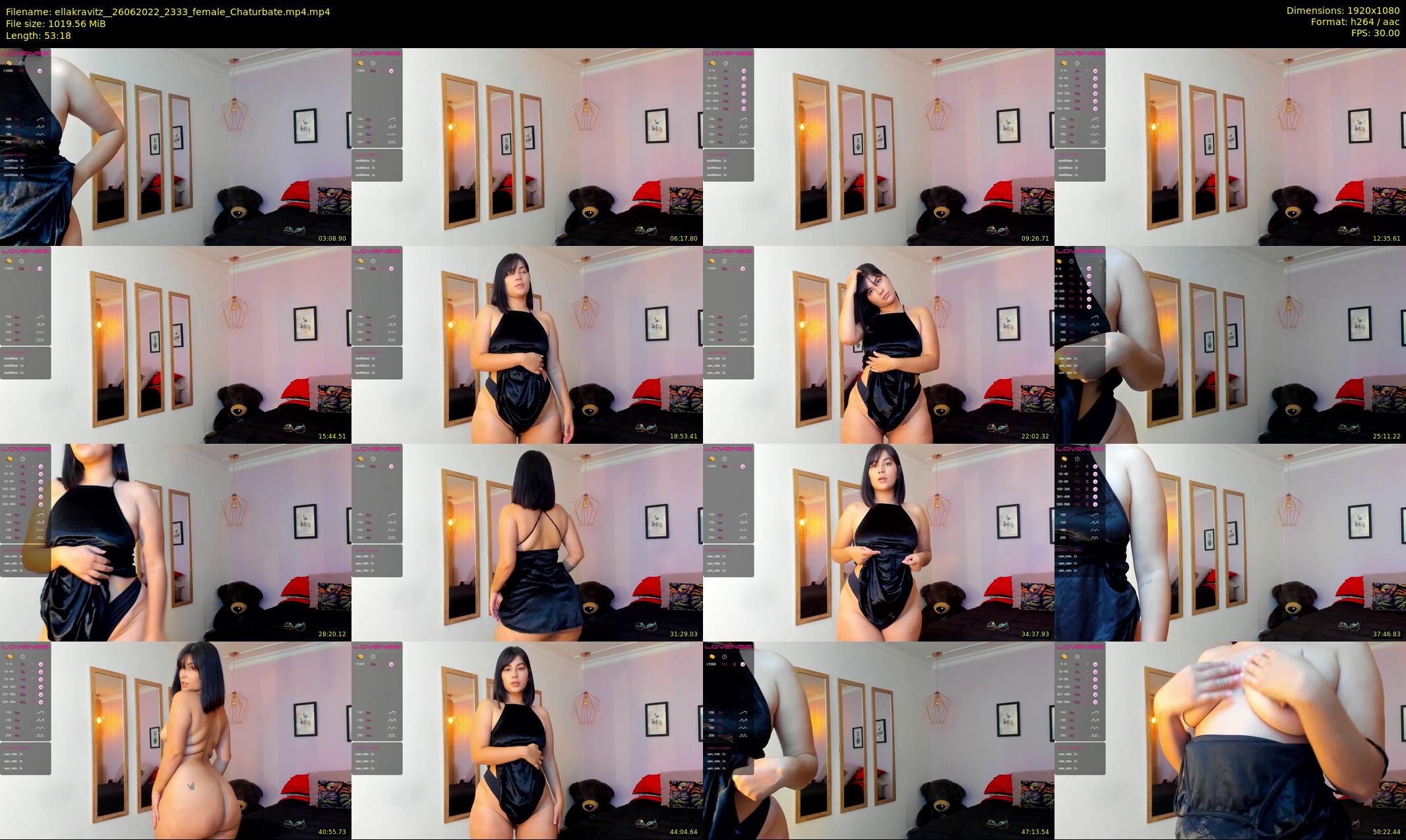 ellakravitz_ — 54 minute Chaturbate female cam show recording, 1080p, Jun 26, 2022