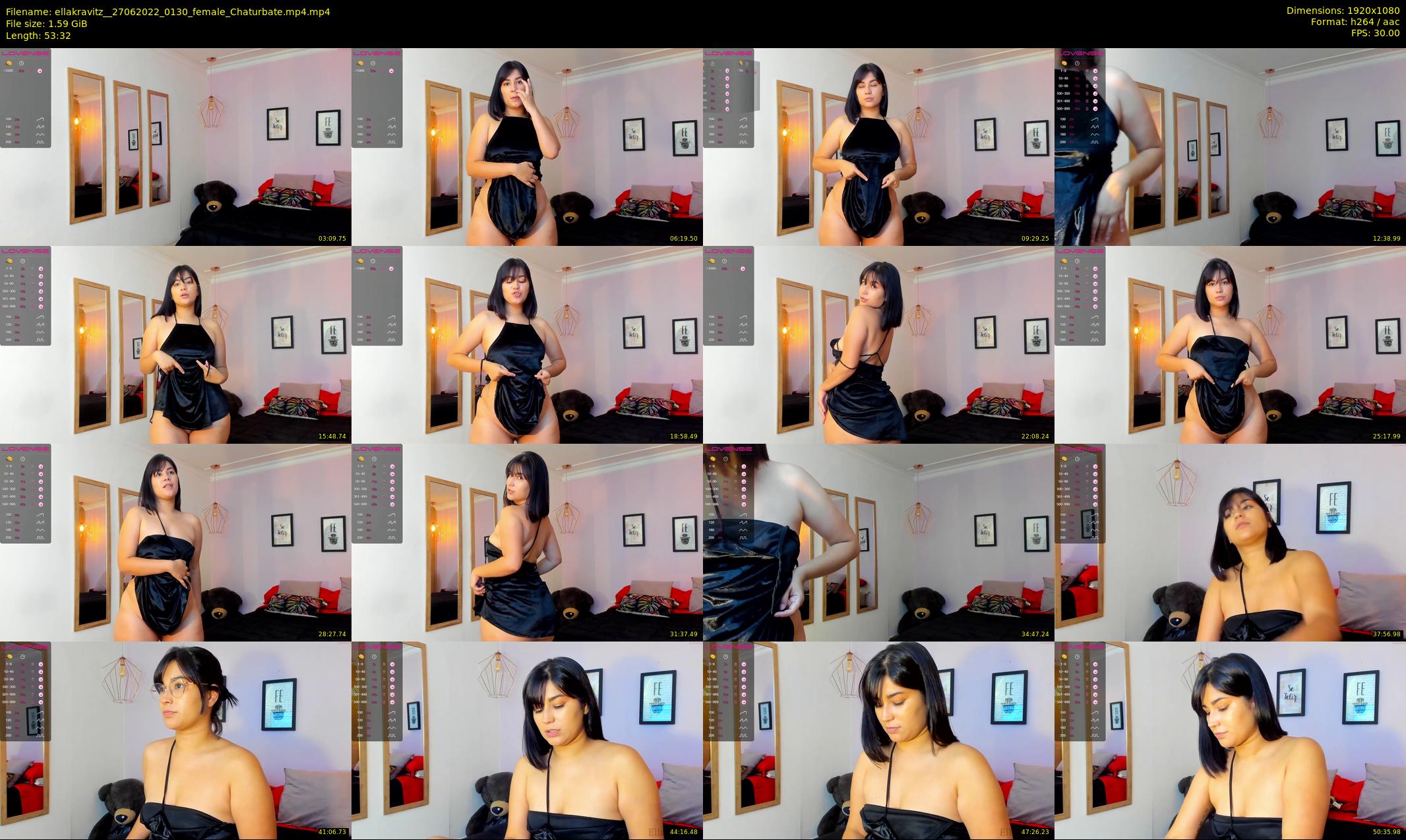 ellakravitz_ — 54 minute Chaturbate female cam show recording, 1080p, Jun 27, 2022