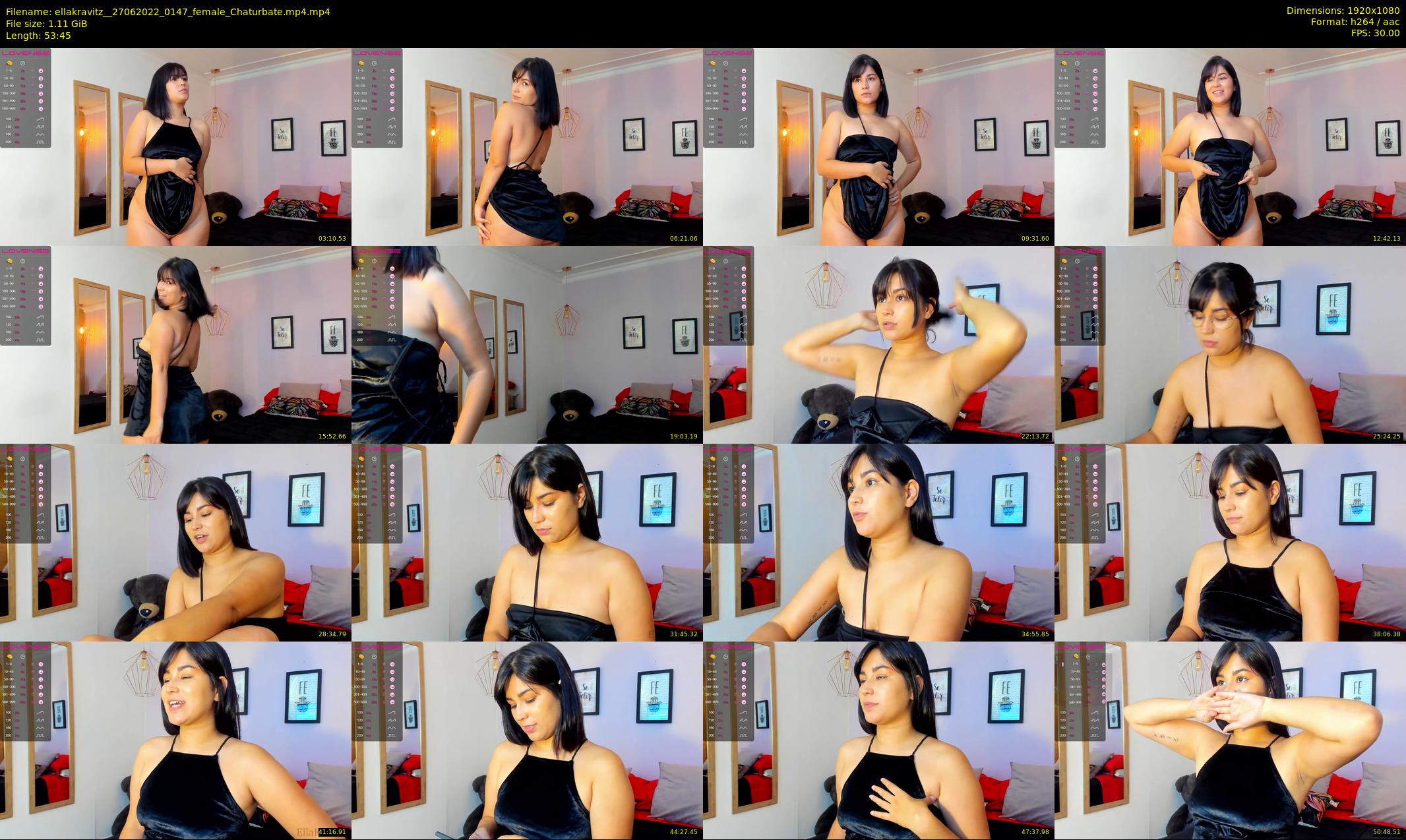 ellakravitz_ — 54 minute Chaturbate female cam show recording, 1080p, Jun 27, 2022