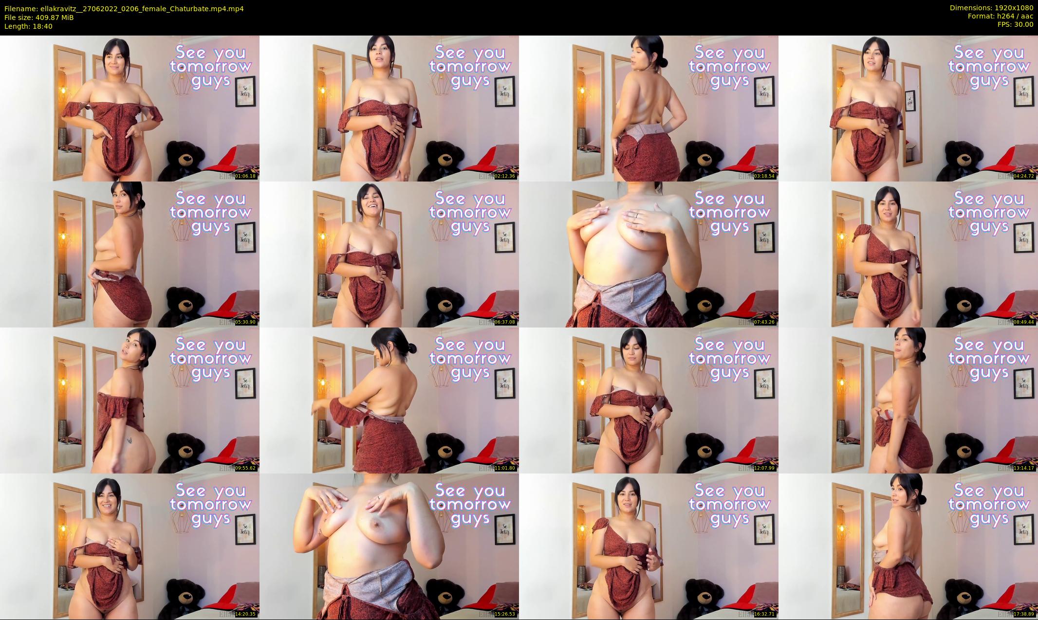 ellakravitz_ — 19 minute Chaturbate female cam show recording, 1080p, Jun 27, 2022