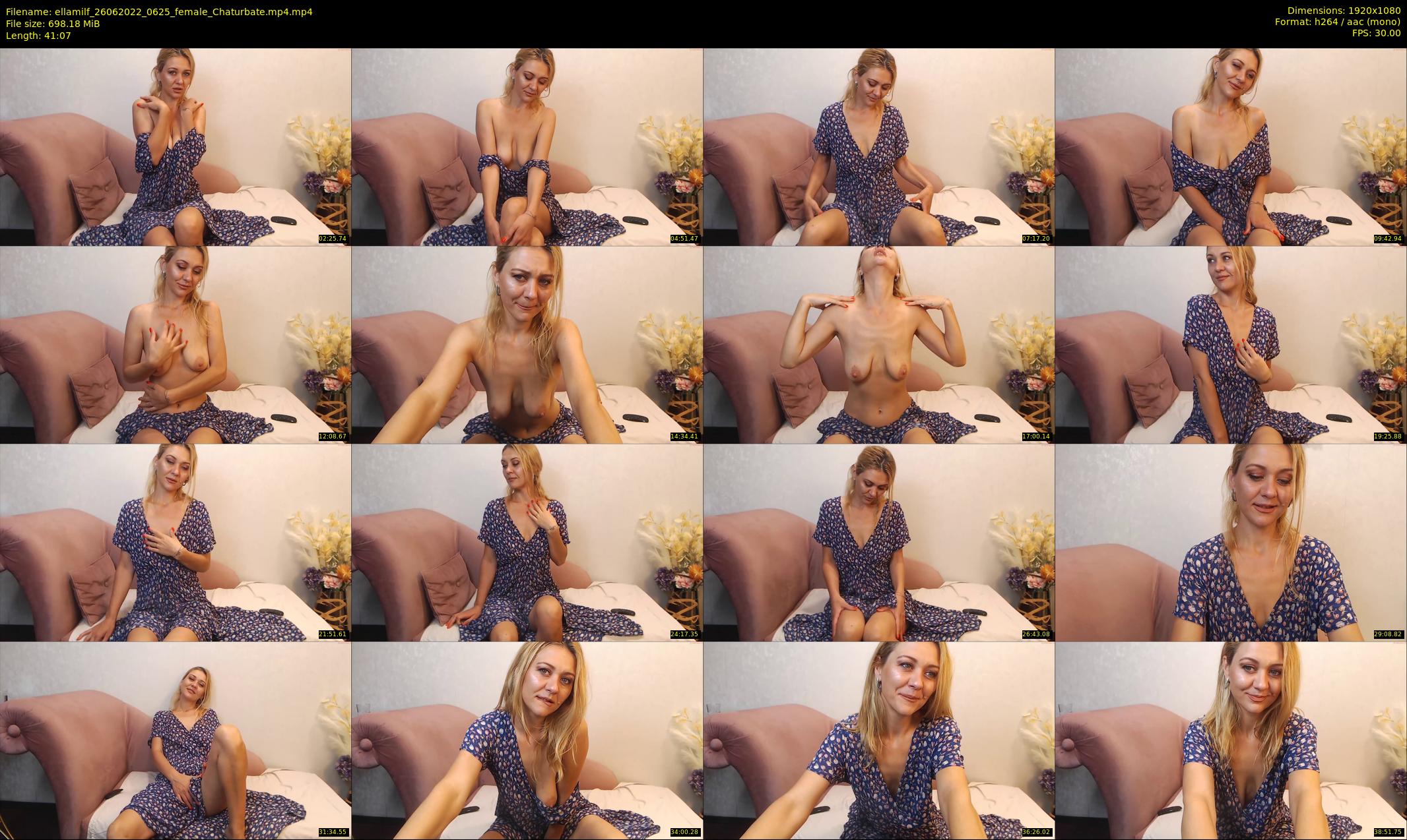 ellamilf — 42 minute Chaturbate female cam show recording, 1080p, Jun 26, 2022