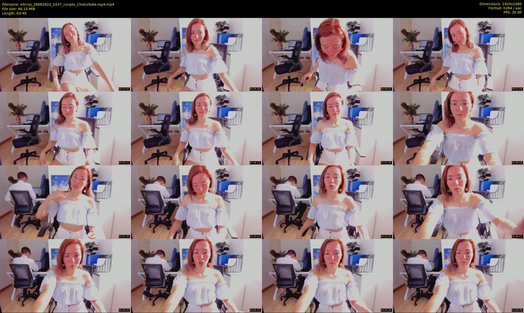 ellcrys — 4 minute Chaturbate couple cam show recording, 1080p, Jun 26, 2022