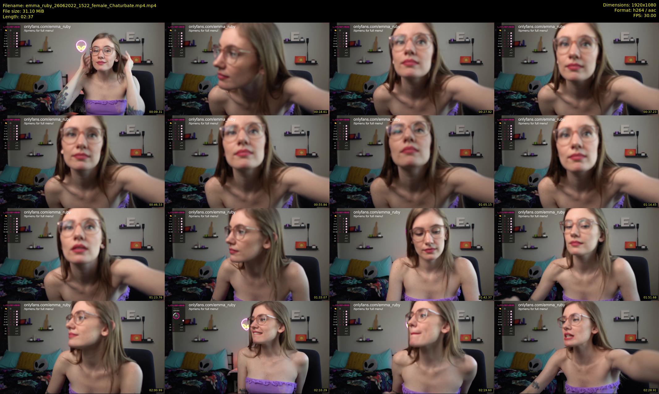 emma_ruby — 3 minute Chaturbate female cam show recording, 1080p, Jun 26, 2022