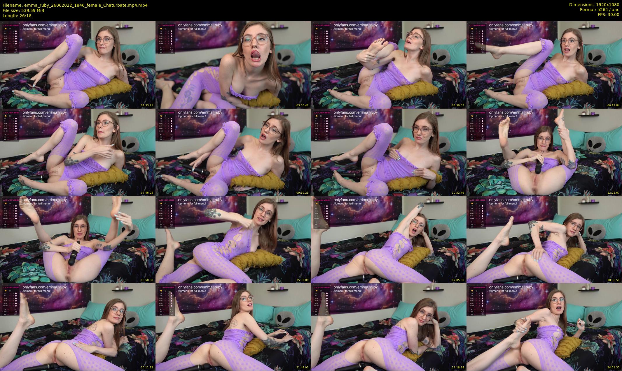 emma_ruby — 27 minute Chaturbate female cam show recording, 1080p, Jun 26, 2022