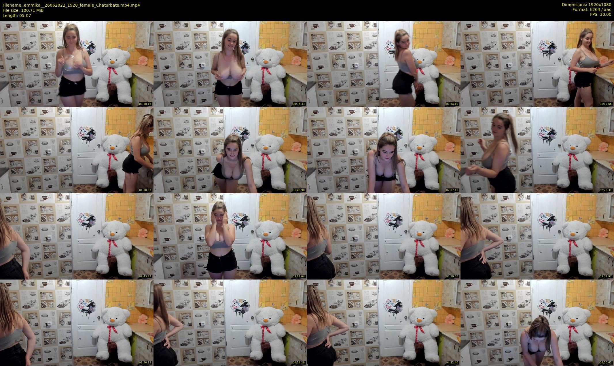 emmika_ — 6 minute Chaturbate female cam show recording, 1080p, Jun 26, 2022
